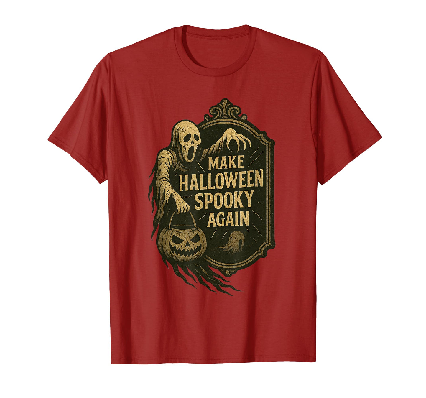 Ghost Make Halloween Spooky Again for Men, Women & Kids T-Shirt