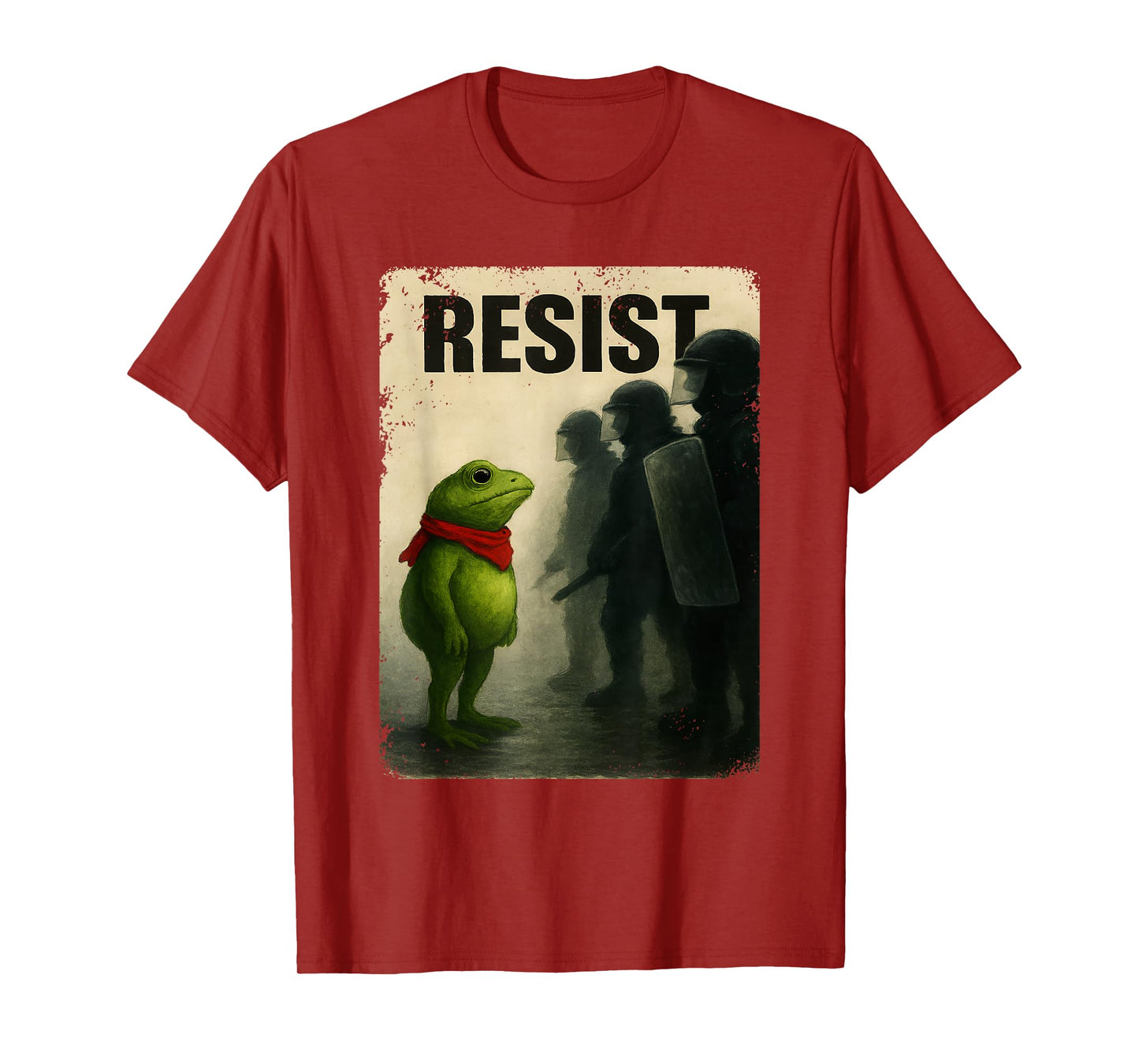 Portland Frog Protest for Men and Women Vintage T-Shirt