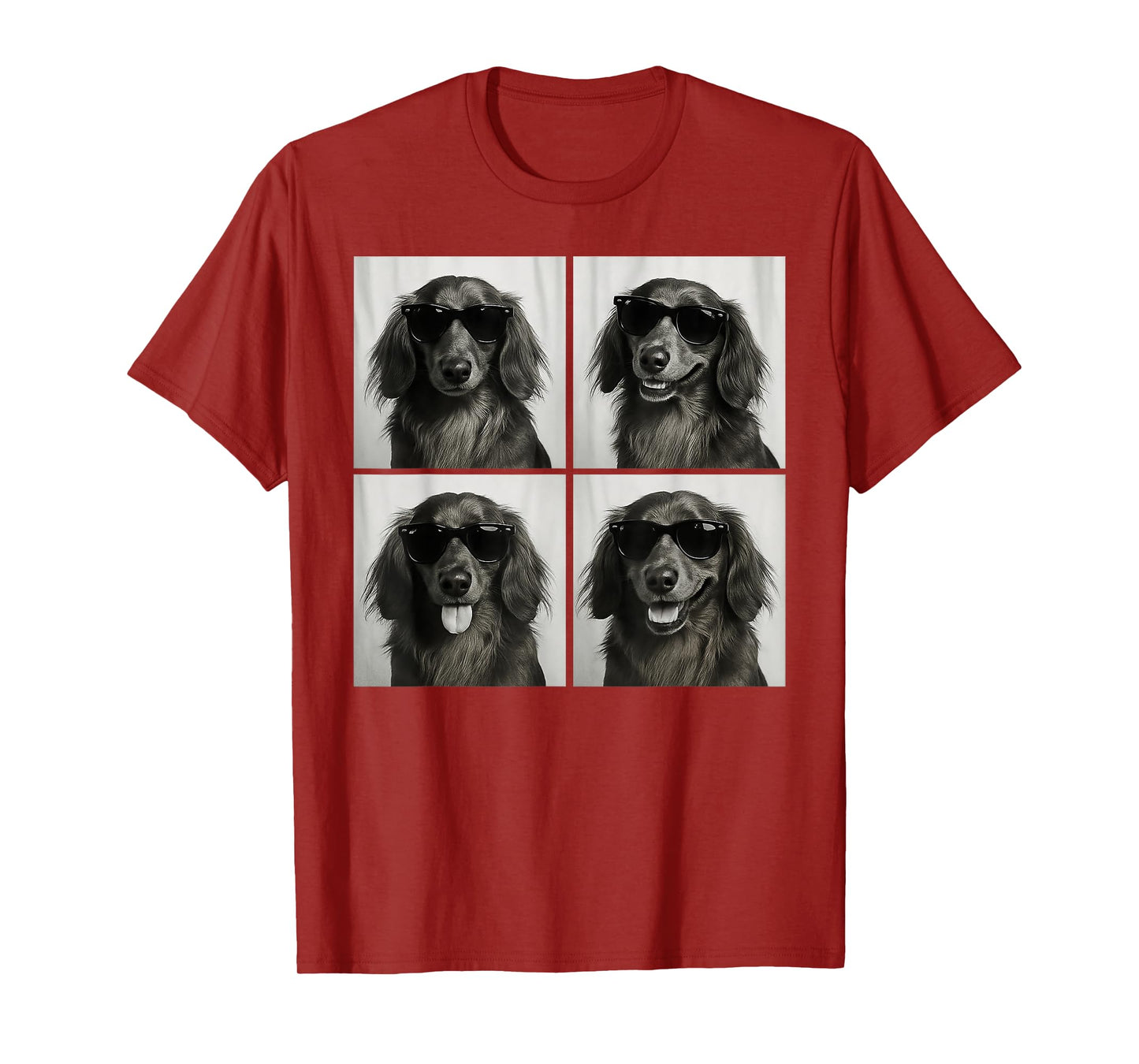 Funny Dachshund Lover Cute Wiener Dog Photo Booth T-Shirt