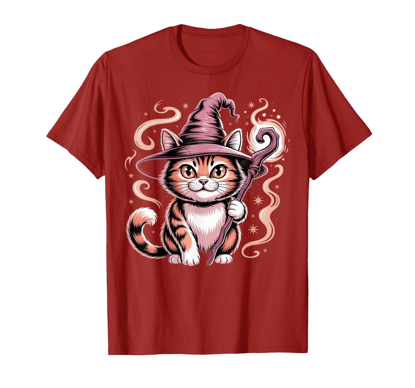 Wizard Cat Weird Funny Halloween Meme T-Shirt