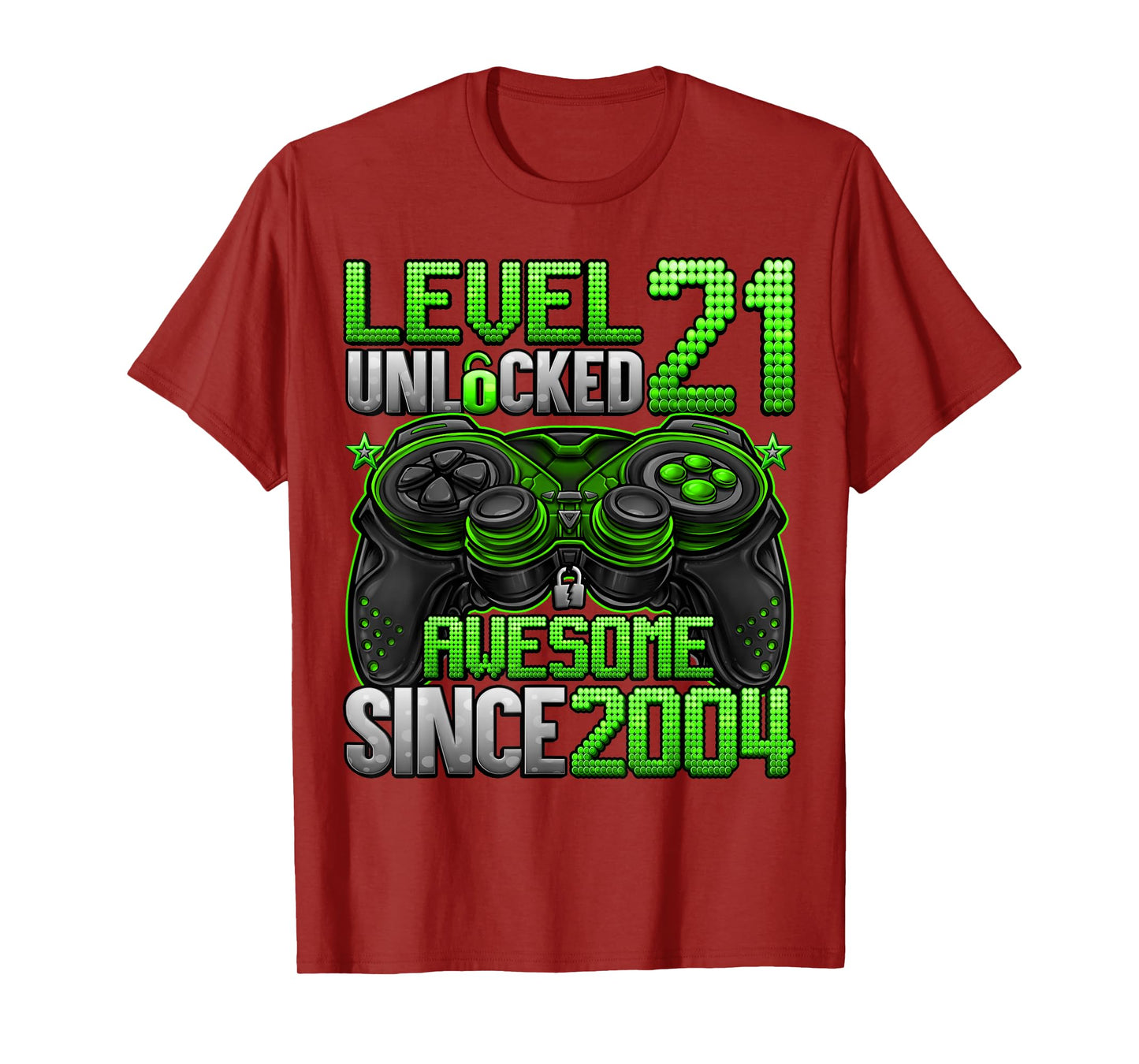 Level 21 Unlocked 21 Year Old Gifts Boys 21st Birthday Boy T-Shirt