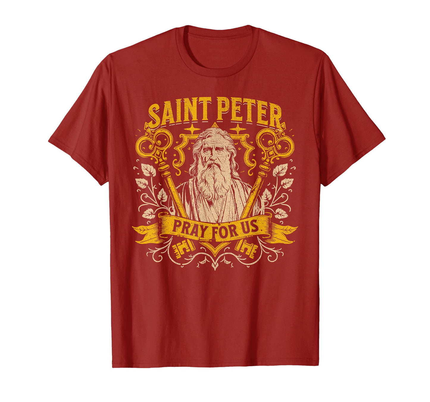 St Peter the Apostle Keys to the Kingdom Catholic Saint T-Shirt