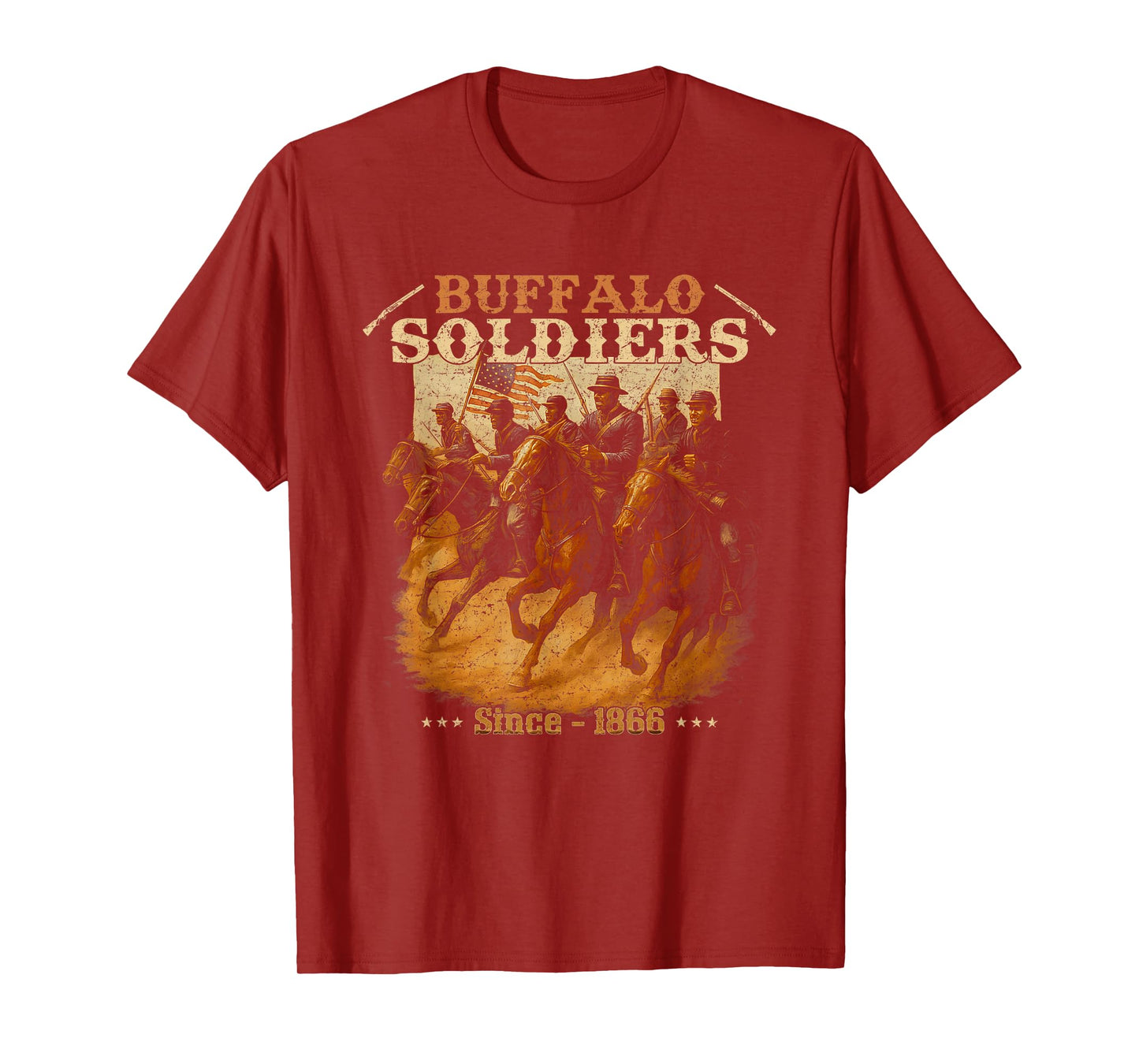 Buffalo Soldiers African American Buffalo Black Culture T-Shirt