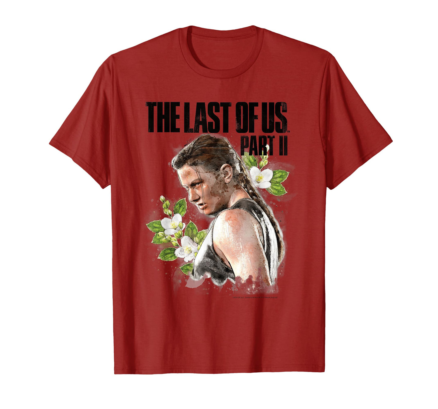 The Last of Us Abby Surrounded By Flowers T-Shirt