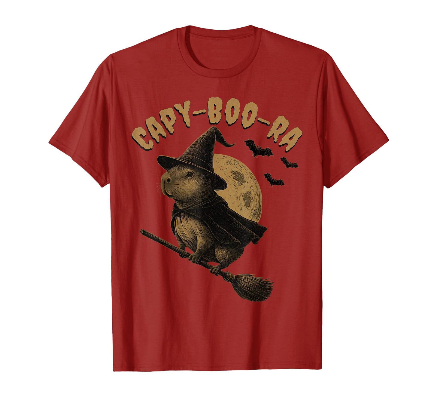 Capyboora Capy-Boo-Ra Capybara Ghost Sheet Halloween T-Shirt