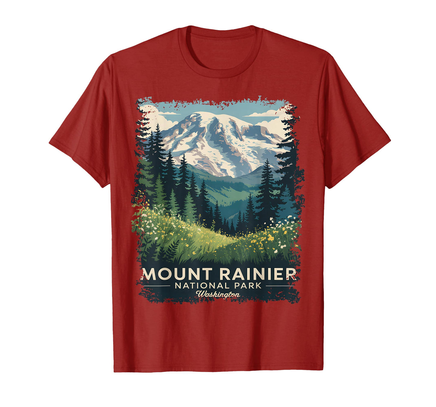 Mount Rainier National Park Washington T-Shirt