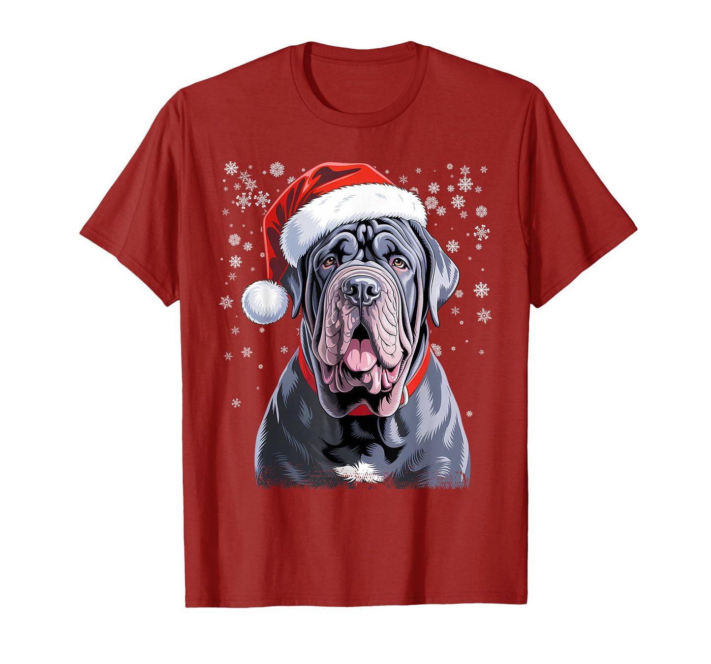 Funny German Boxer Santa Christmas Dogs T-Shirt