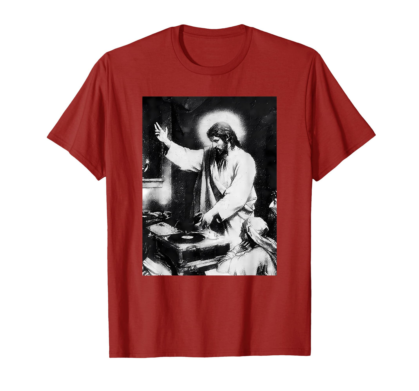 Vintage DJ Jesus Christ Lord - Salvation Sound Music Graphic T-Shirt
