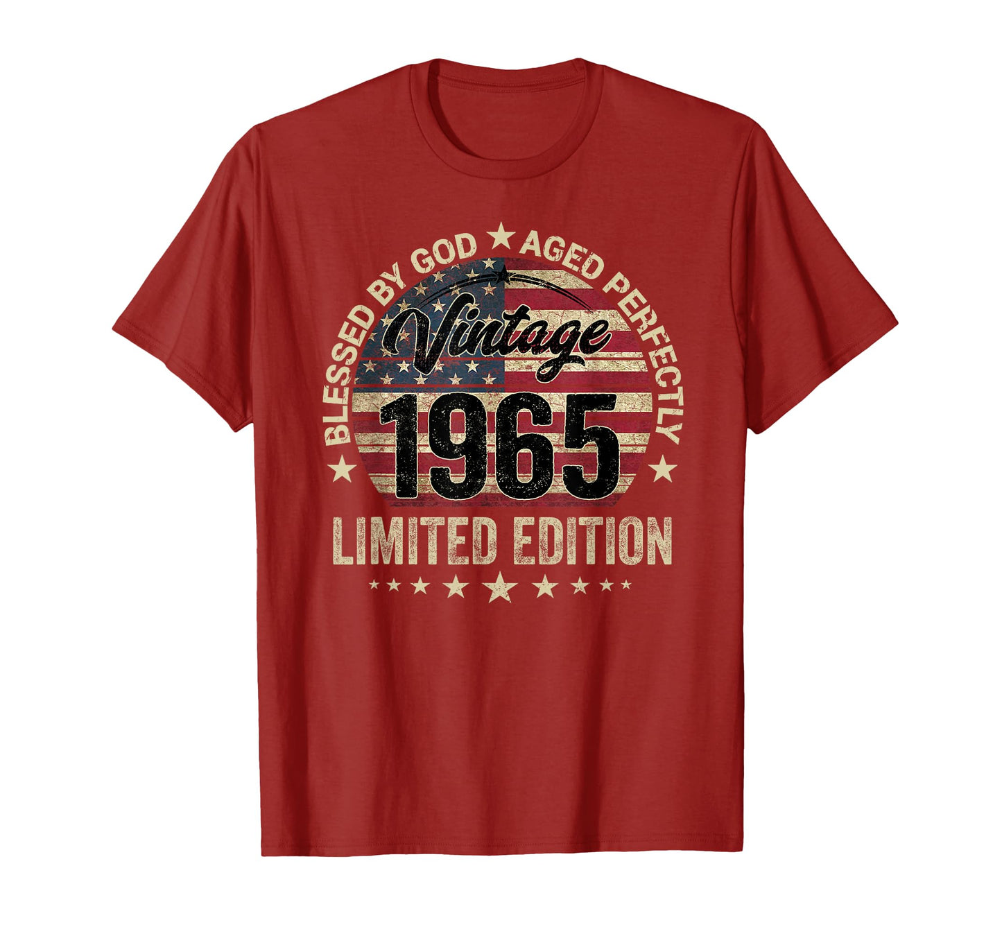 60 Years Old Limited Edition Born 1965 Vintage 60th birthday T-Shirt