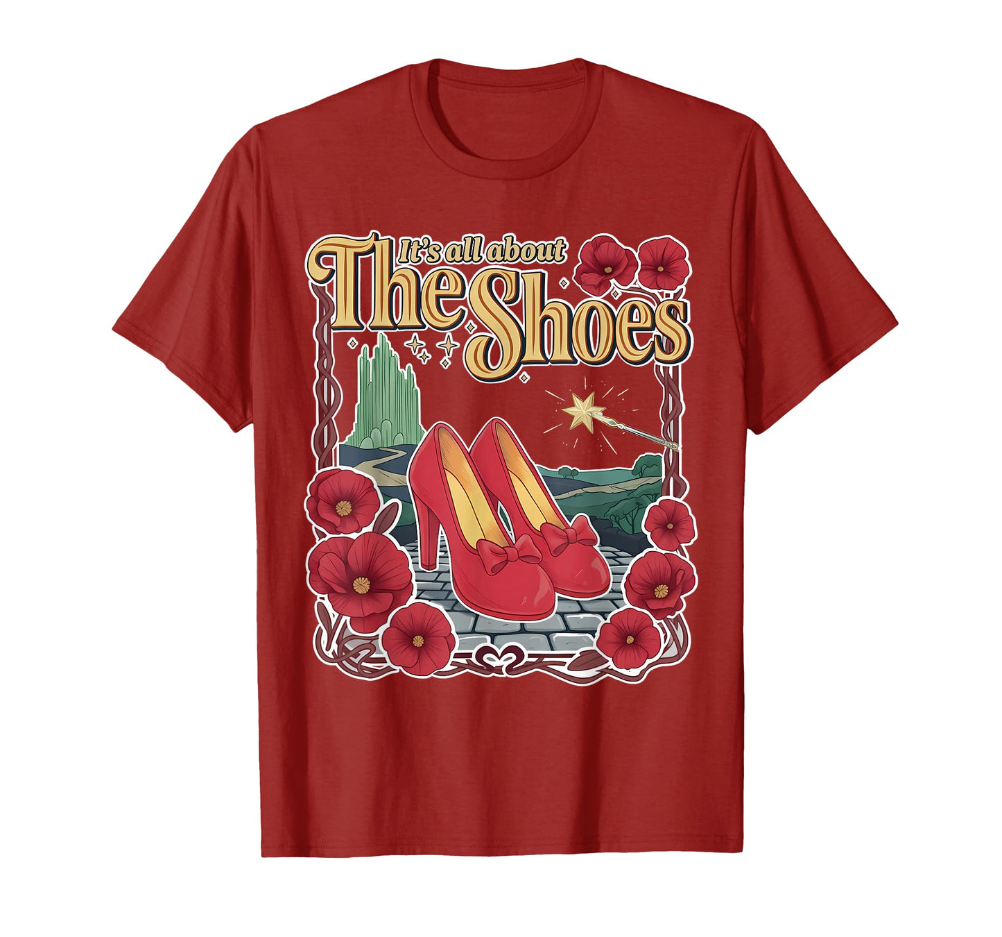 Coquette About The Shoes, Cute Halloween, Witch Legs Tees T-Shirt