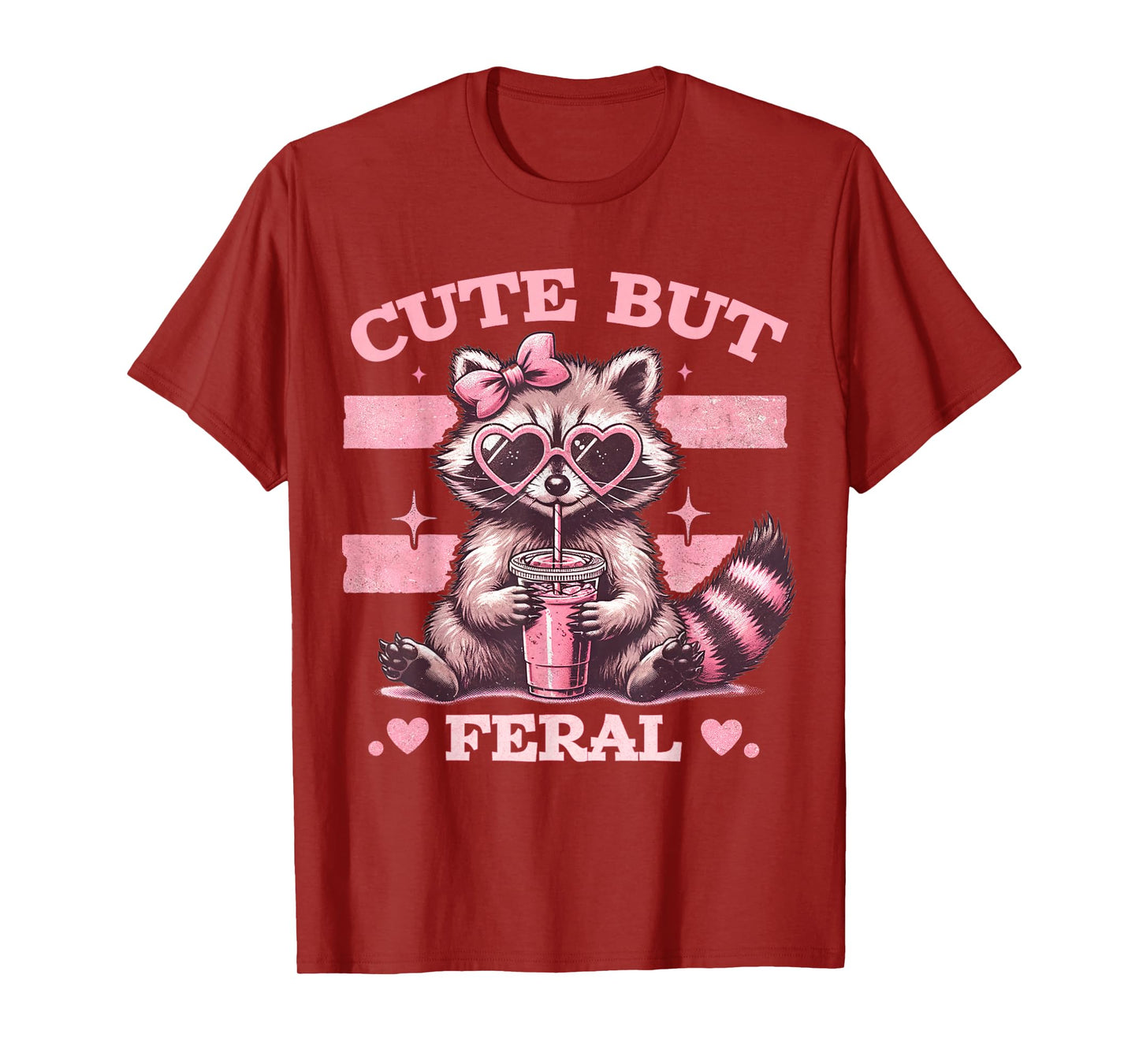 Raccoon Cute But Feral Toddler Funny Animal Gifts vintage T-Shirt