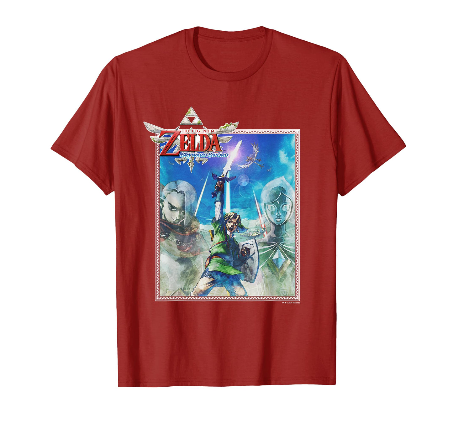 The Legend of Zelda The Skyward Sword Hyrule Poster T-Shirt