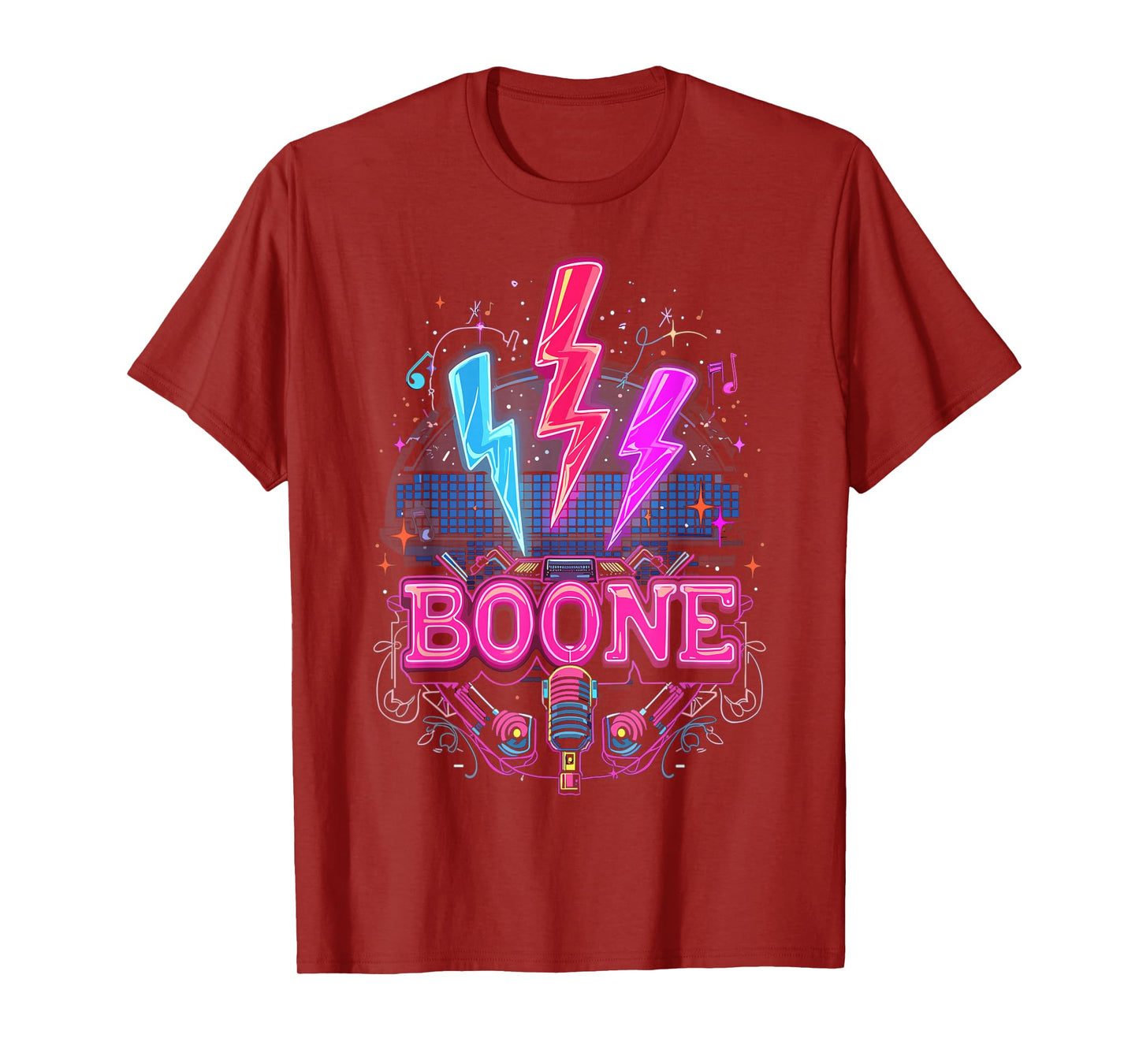 Boone Family Name I Love Boone Personalized Vintage T-Shirt