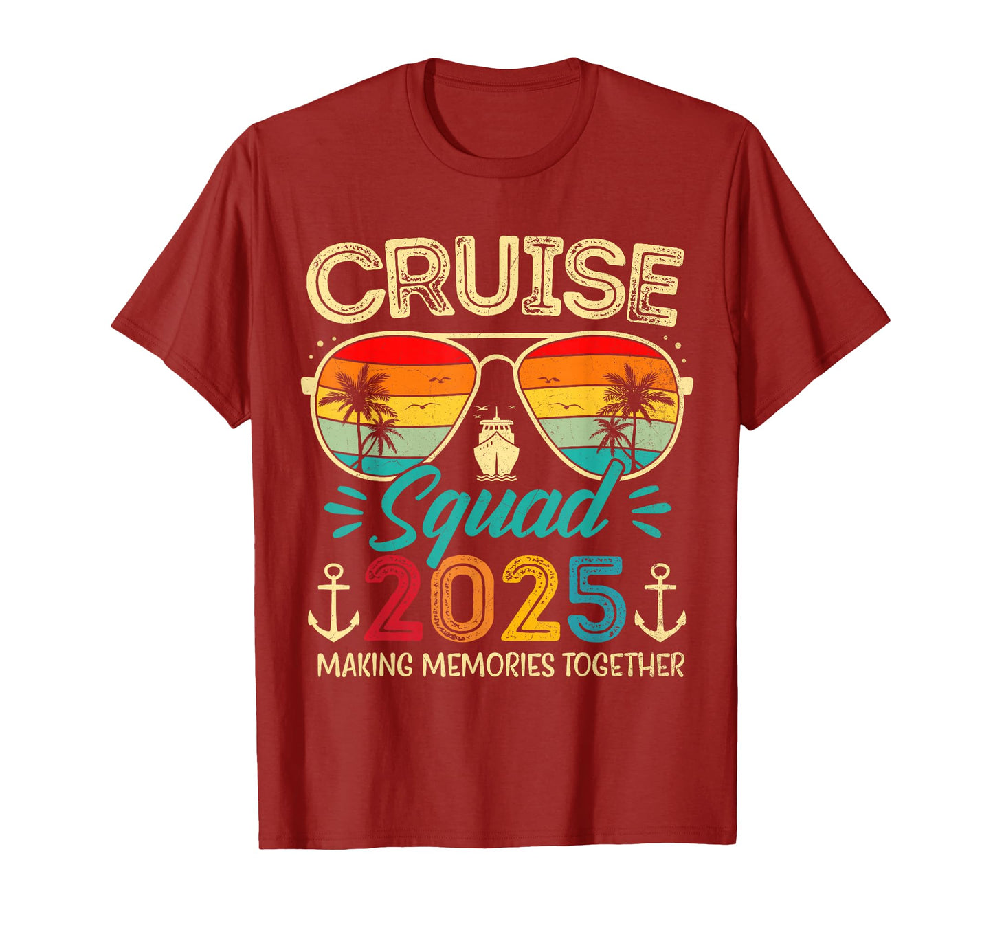 Cruise Squad 2025 Family Group Matching Summer Vacation T-Shirt
