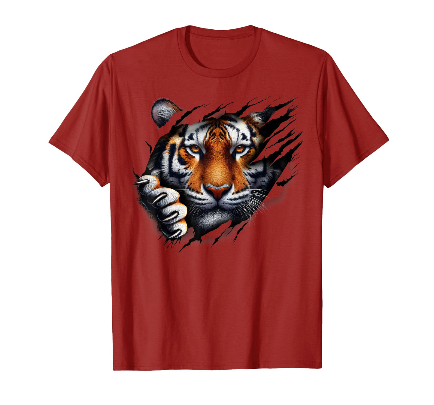 Retro Spirit Tiger Face shirt design Football Tiger Fan T-Shirt