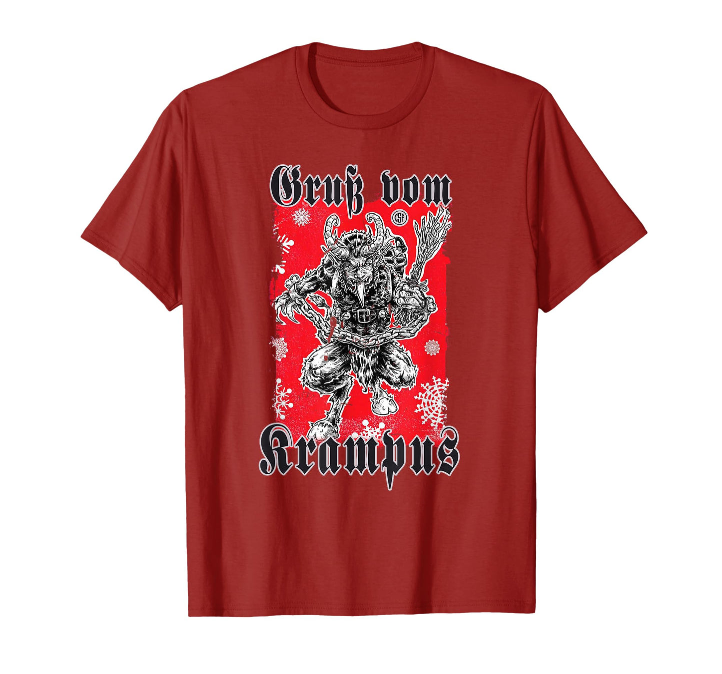 Greeting from Krampus Christmas Legend Figure T-Shirt