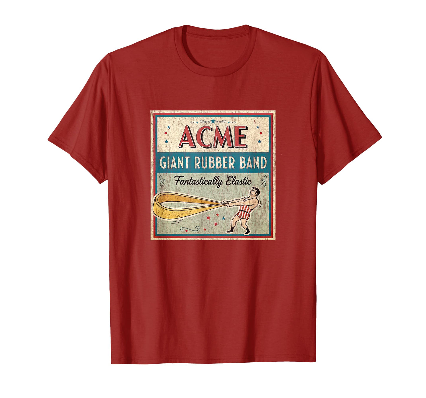 Acme Giant Rubber Band | Vintage Cartoon Saturday Morning T-Shirt