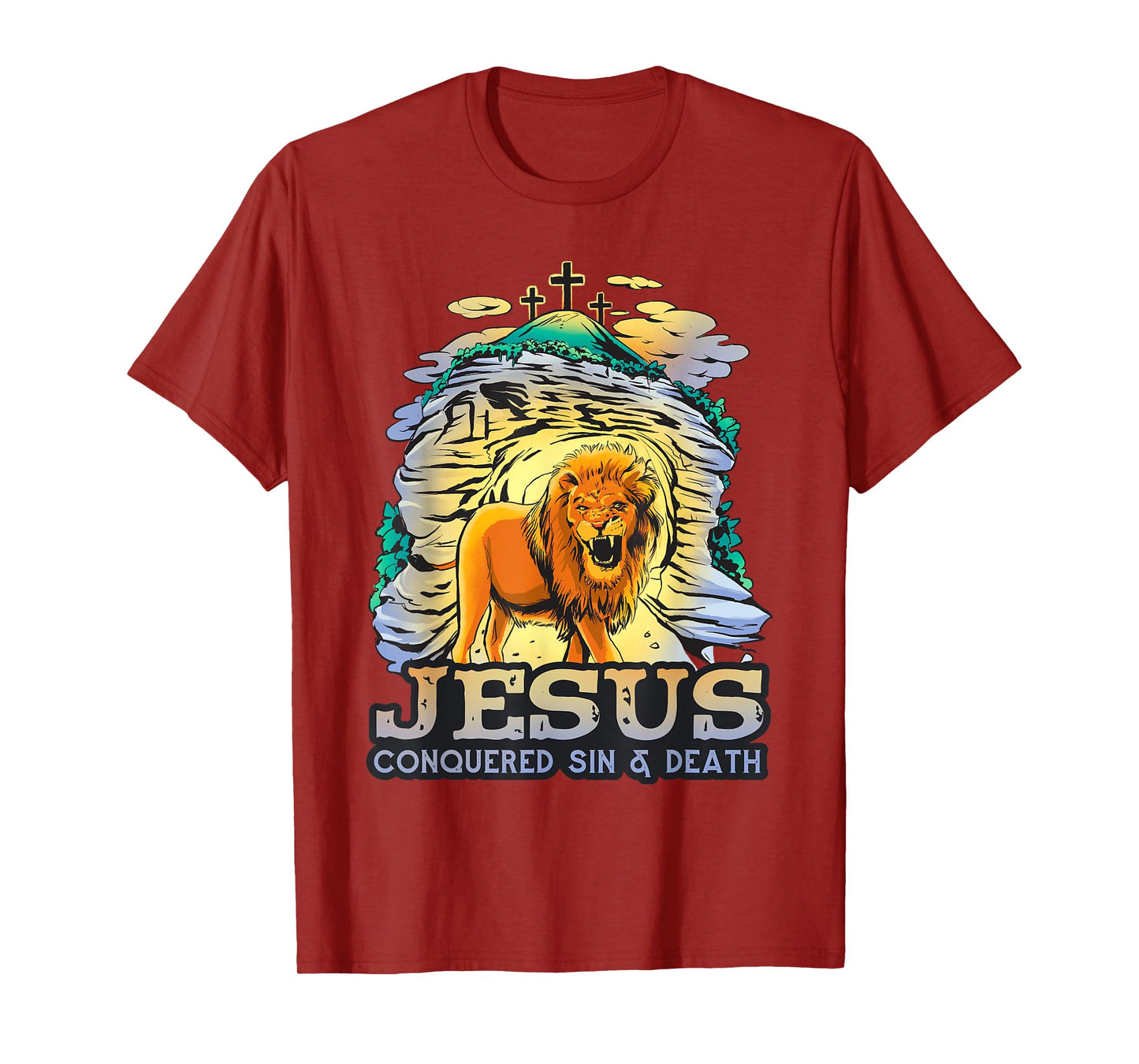 Jesus Conquered Sin and Death Powerful Symbolism of Victory T-Shirt