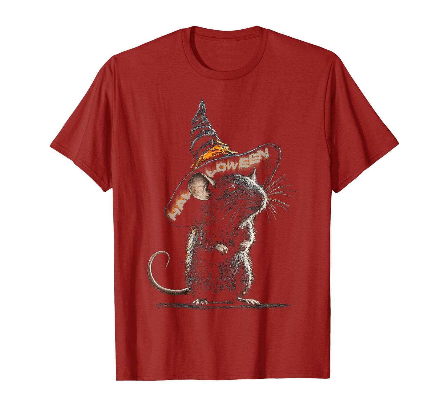 Halloween Mouse Witch Costume Fun T-Shirt