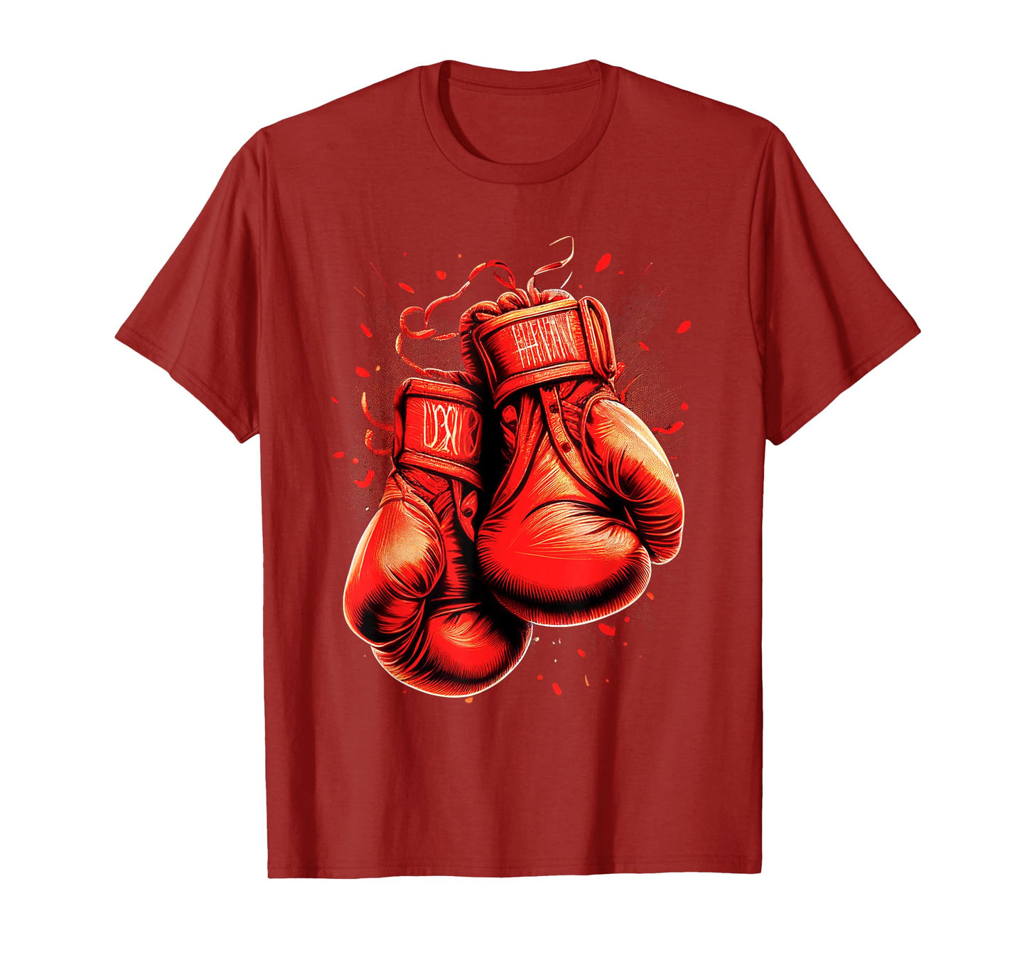 Retro Red Boxing Gloves Vintage Boxer T-Shirt