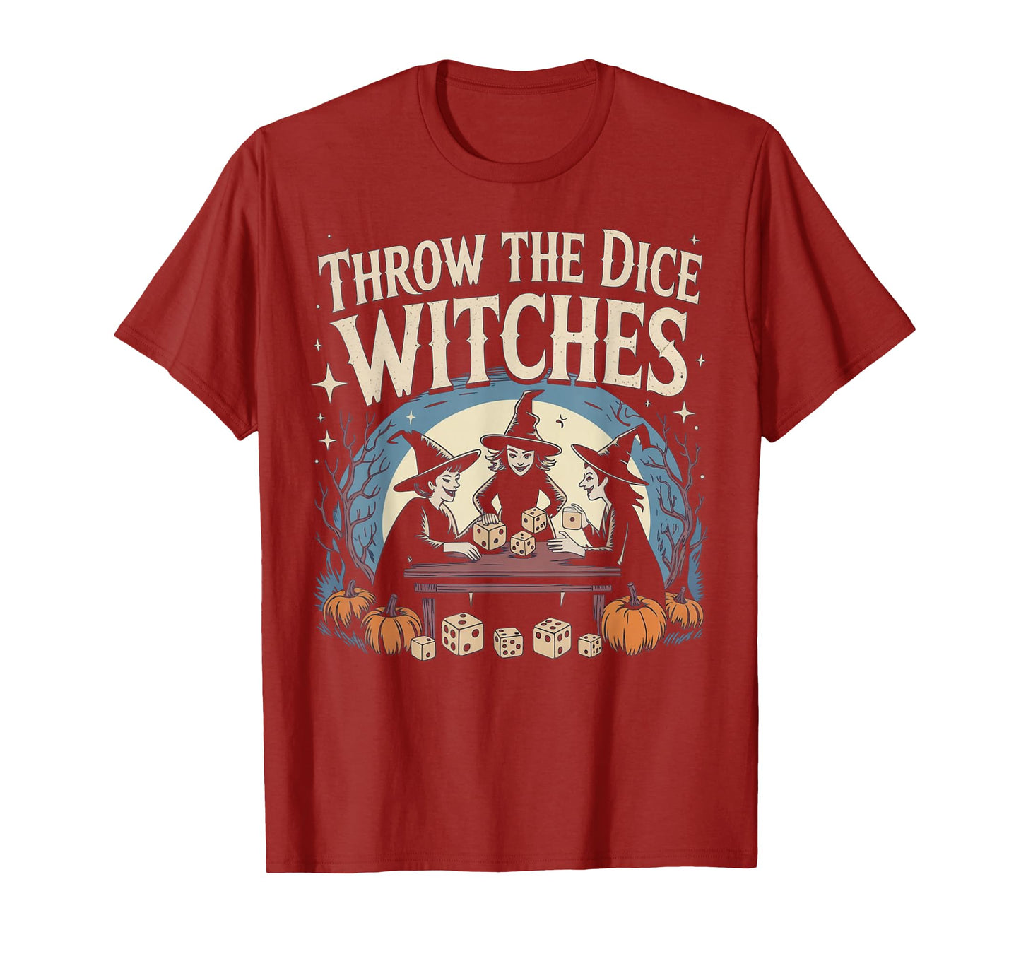 Throw The Dice Witches Bunco Party T-Shirt