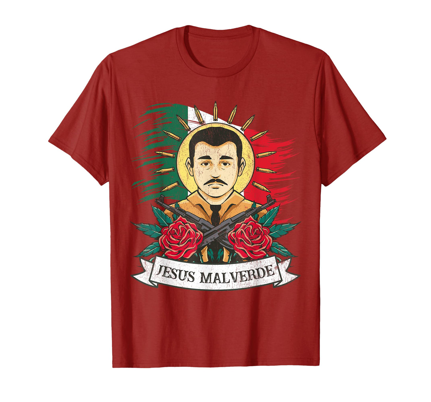 Jesus Malverde Sinaloa Mexico, Jesus Malverde T-Shirt