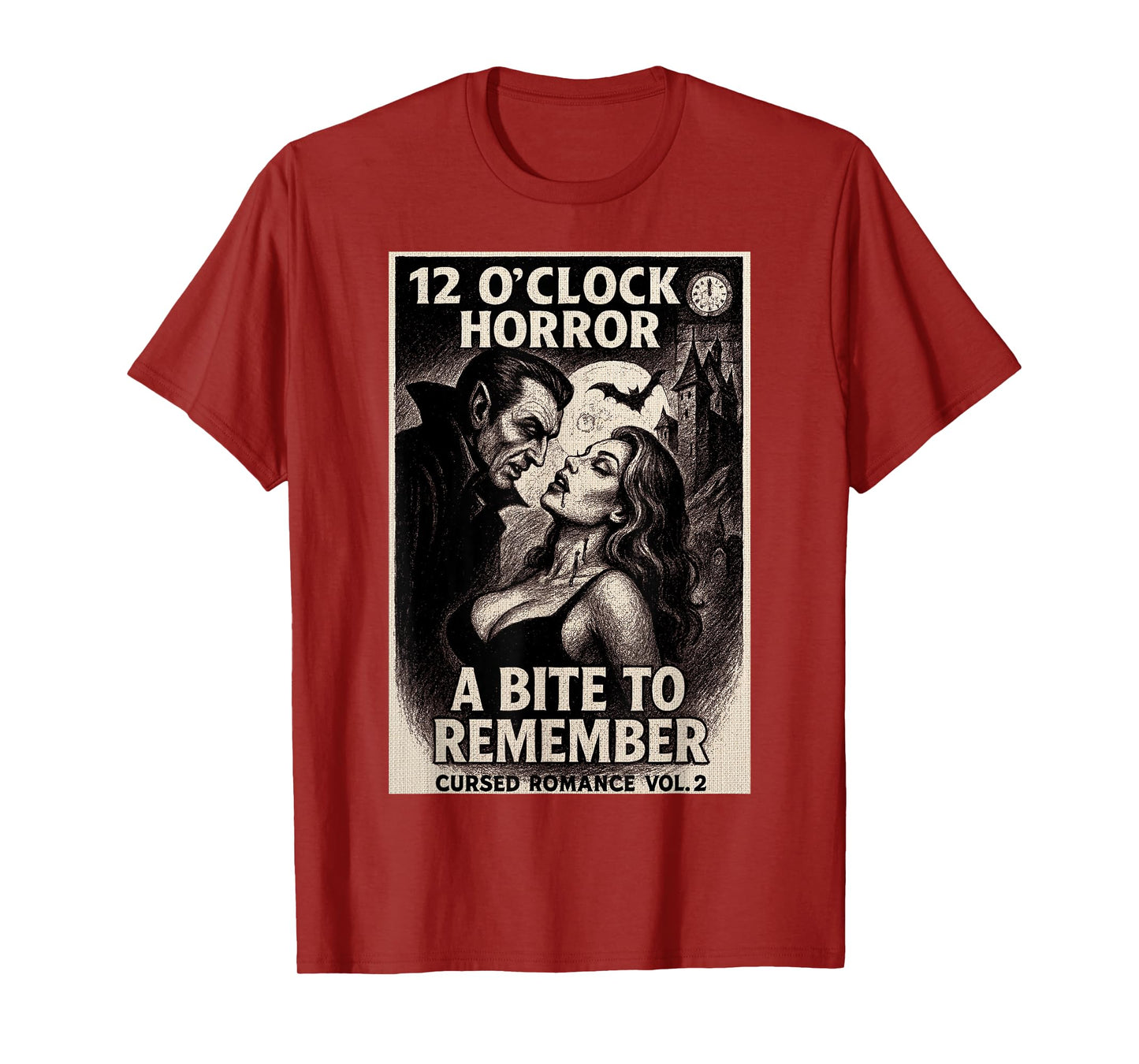 Cursed Romance Vol. 2 – A Bite to Remember Vampire Horror T-Shirt