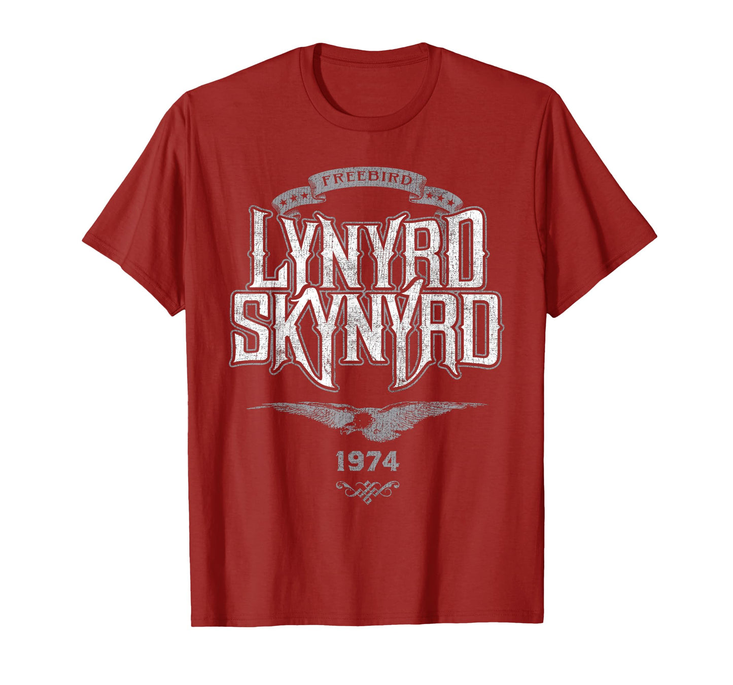 Lynyrd Skynyrd Freebird Retro Logo 1974 Rock Music 70s Gifts T-Shirt