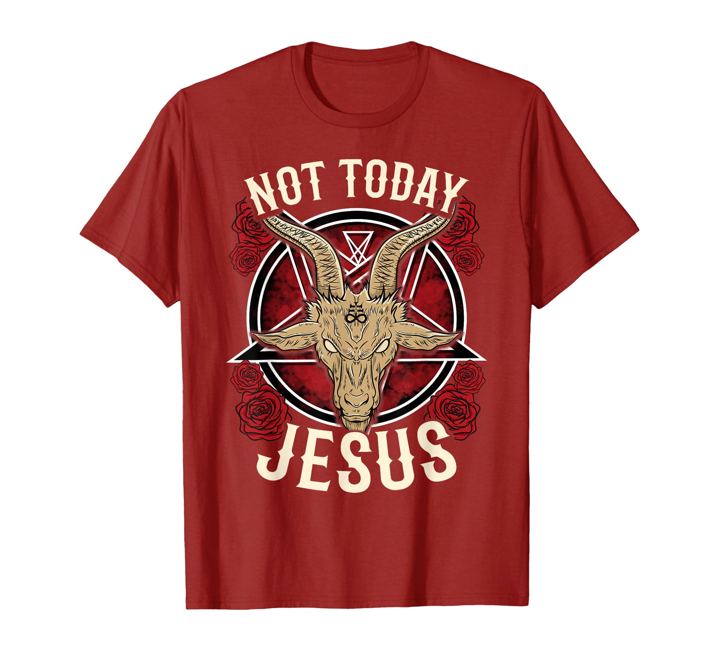 Not Today Jesus I Satanic Atheist T-Shirt