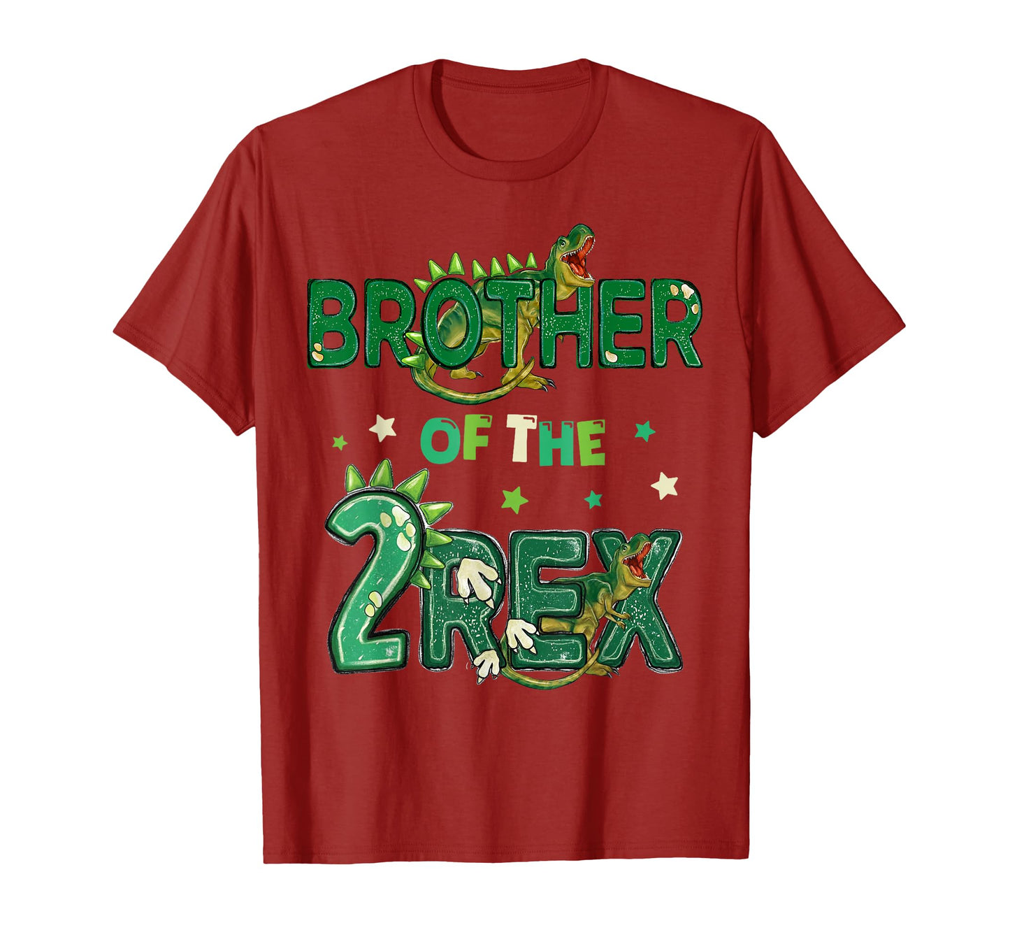 Brother of The Two Rex Birthday Dinosaur Family Matching T-Shirt