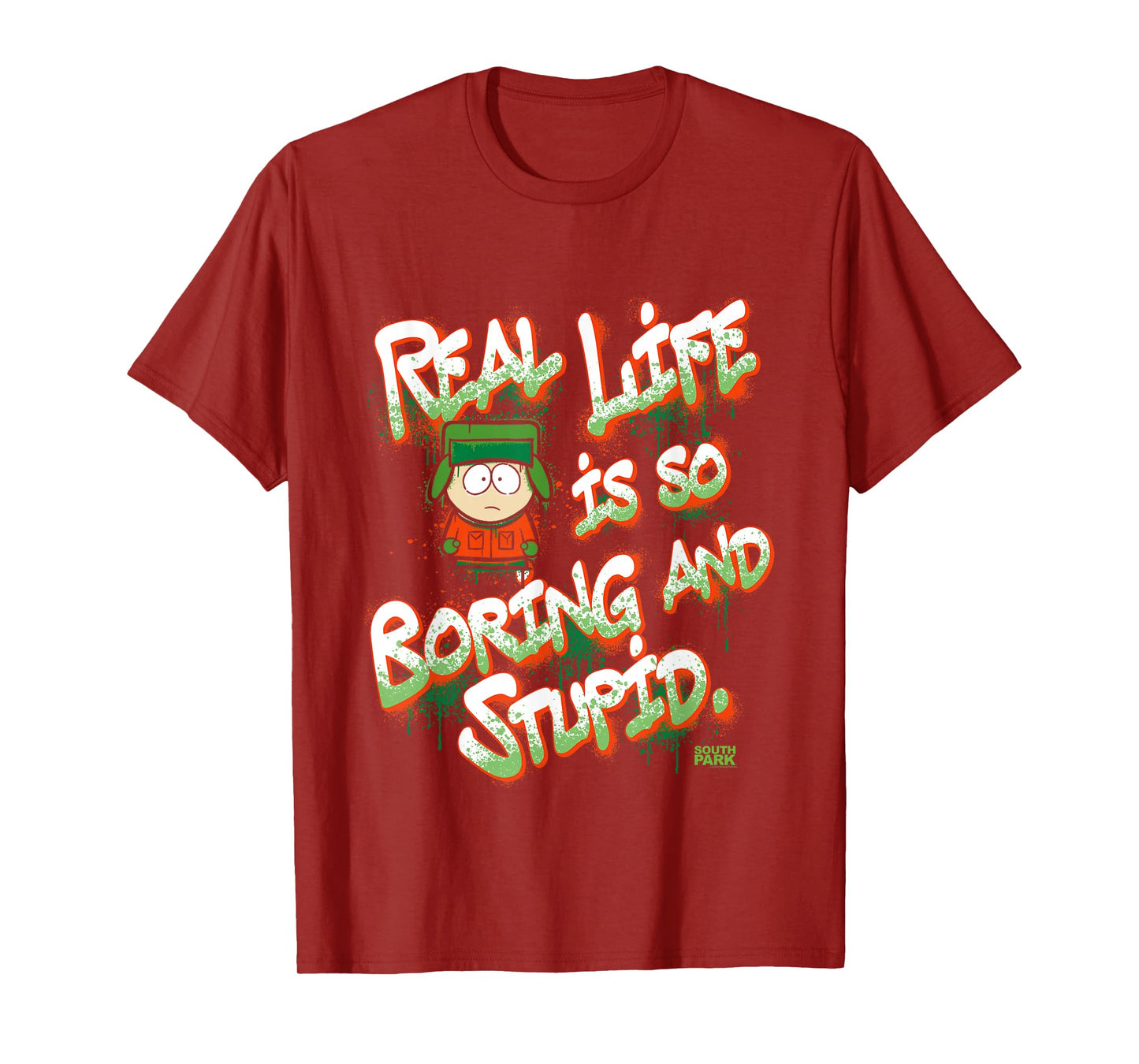 South Park Kyle Real Life Graffiti T-Shirt