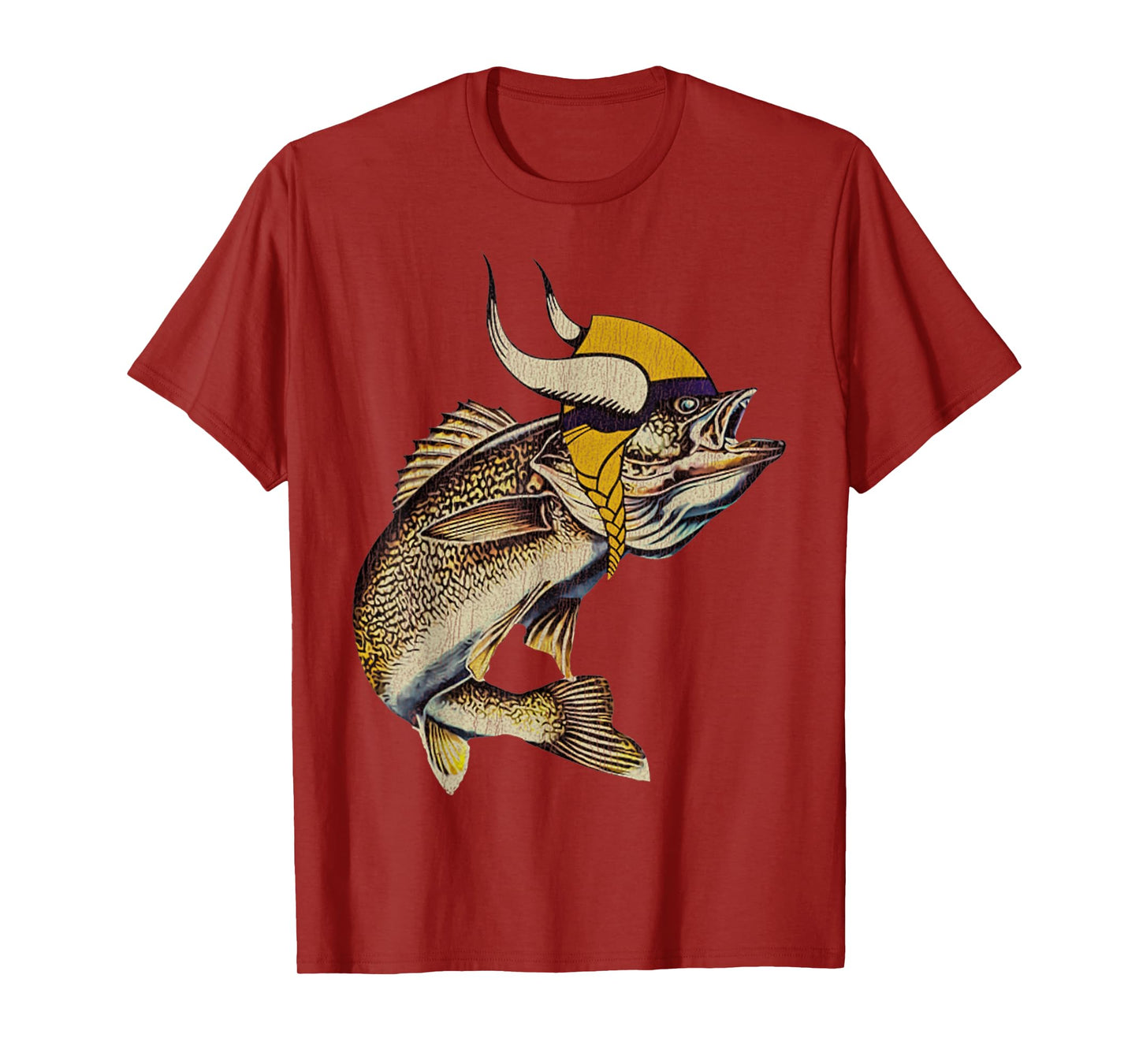 Retro Vintage Minnesota Walleye Fishing Lake Walleye Fishing T-Shirt