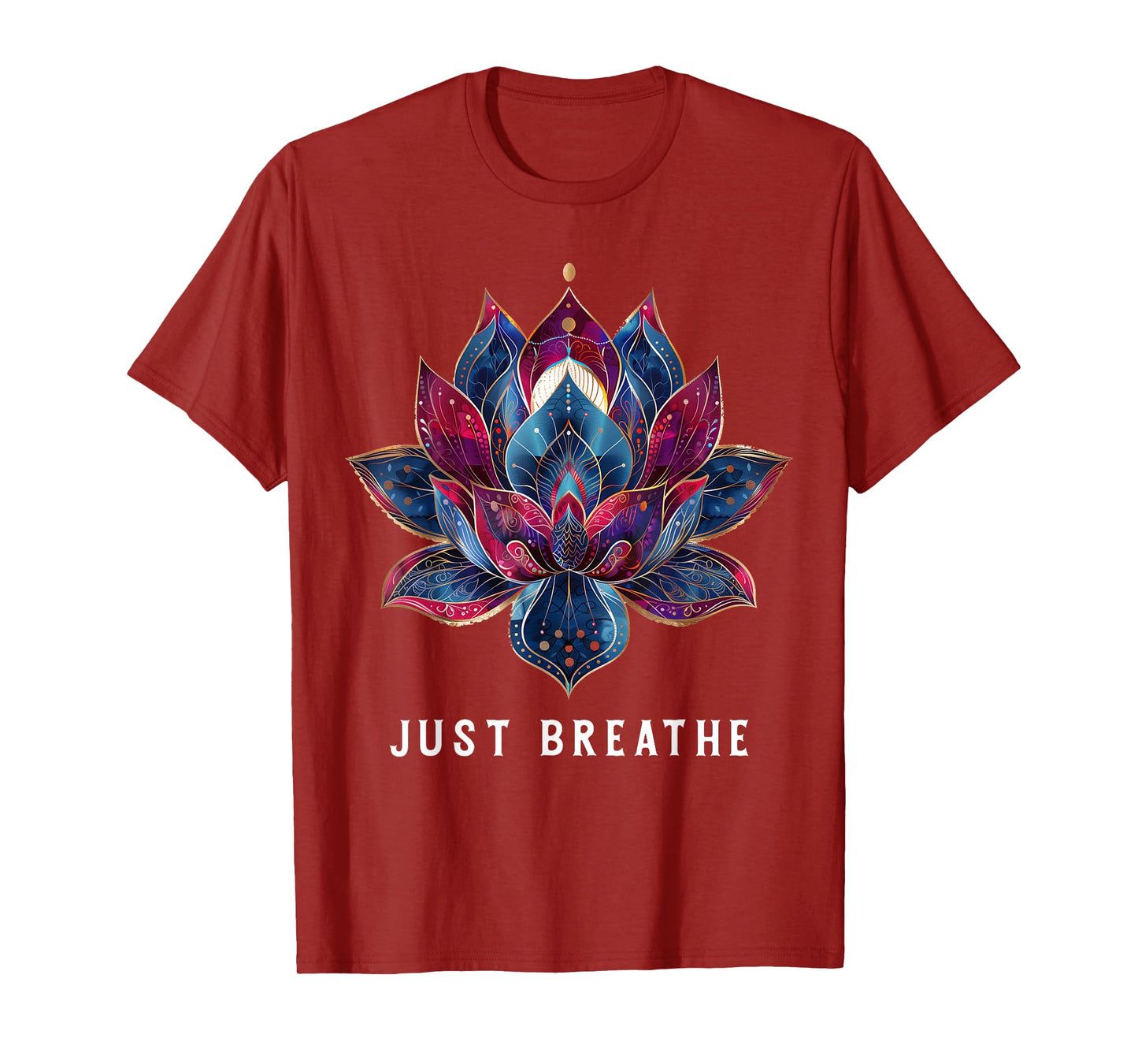 Yoga Lotus Flower Zen Buddhism Buddhist Buddha Meditation T-Shirt