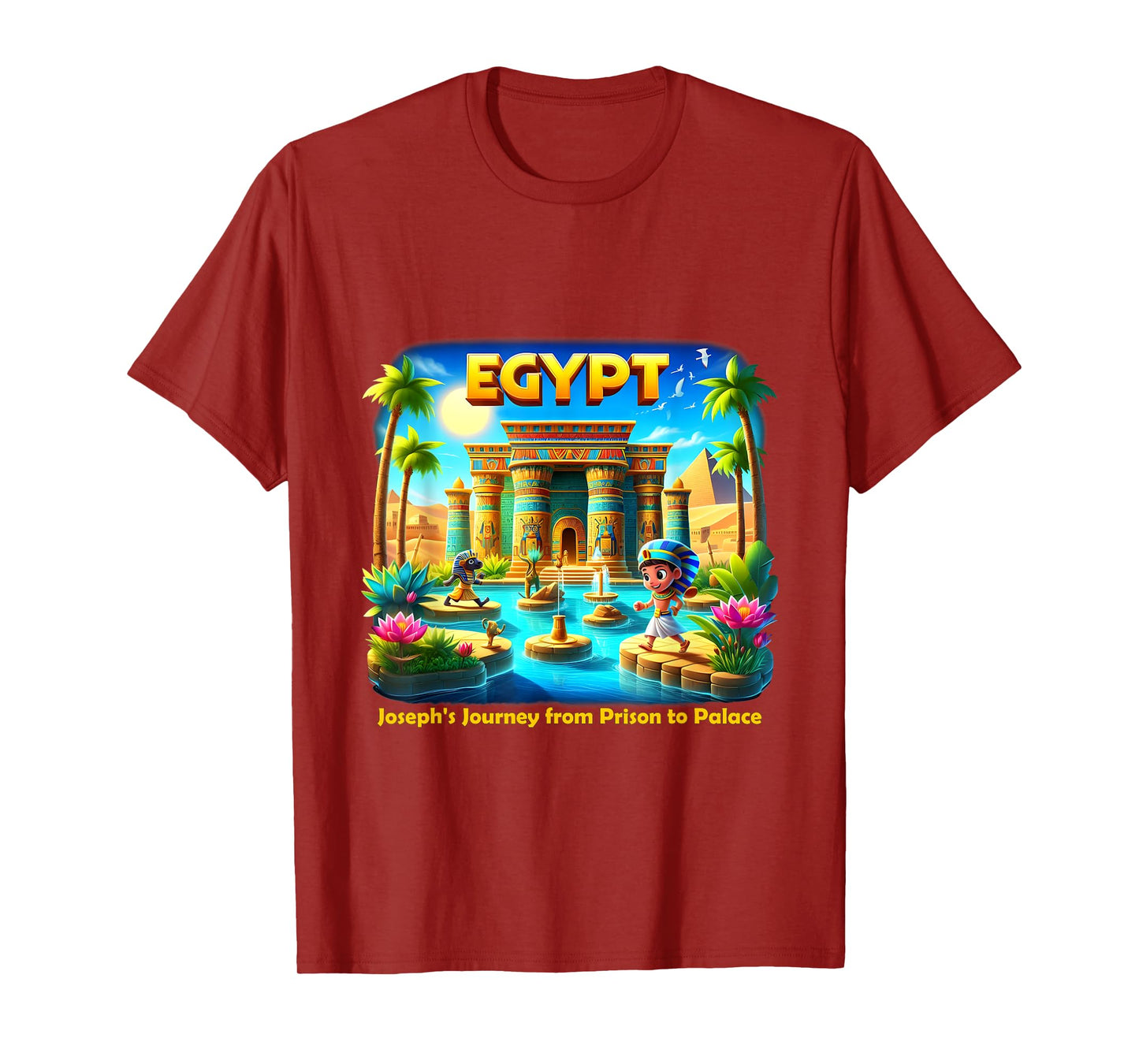VBS 2025 Camp Youth Trip Egypt Adventure Kids T-Shirt