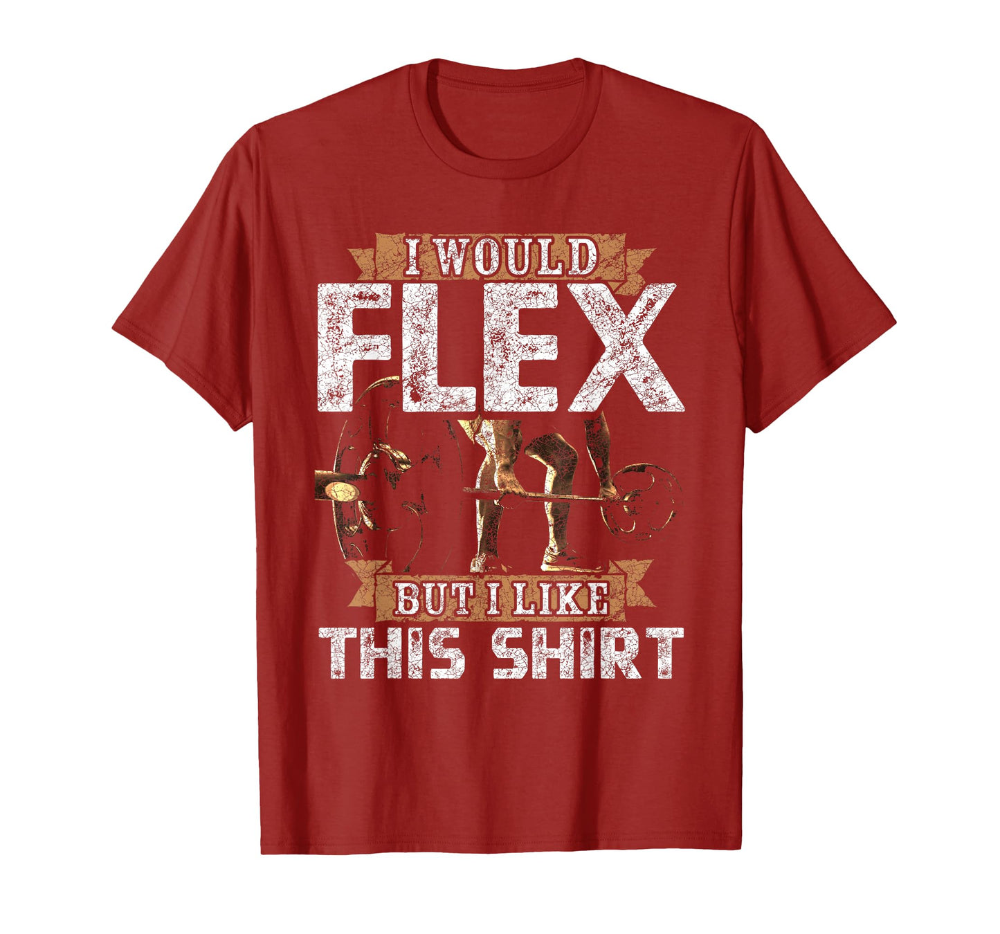 I Would Flex But I Like This Shirt Men For Workout Lovers T-Shirt