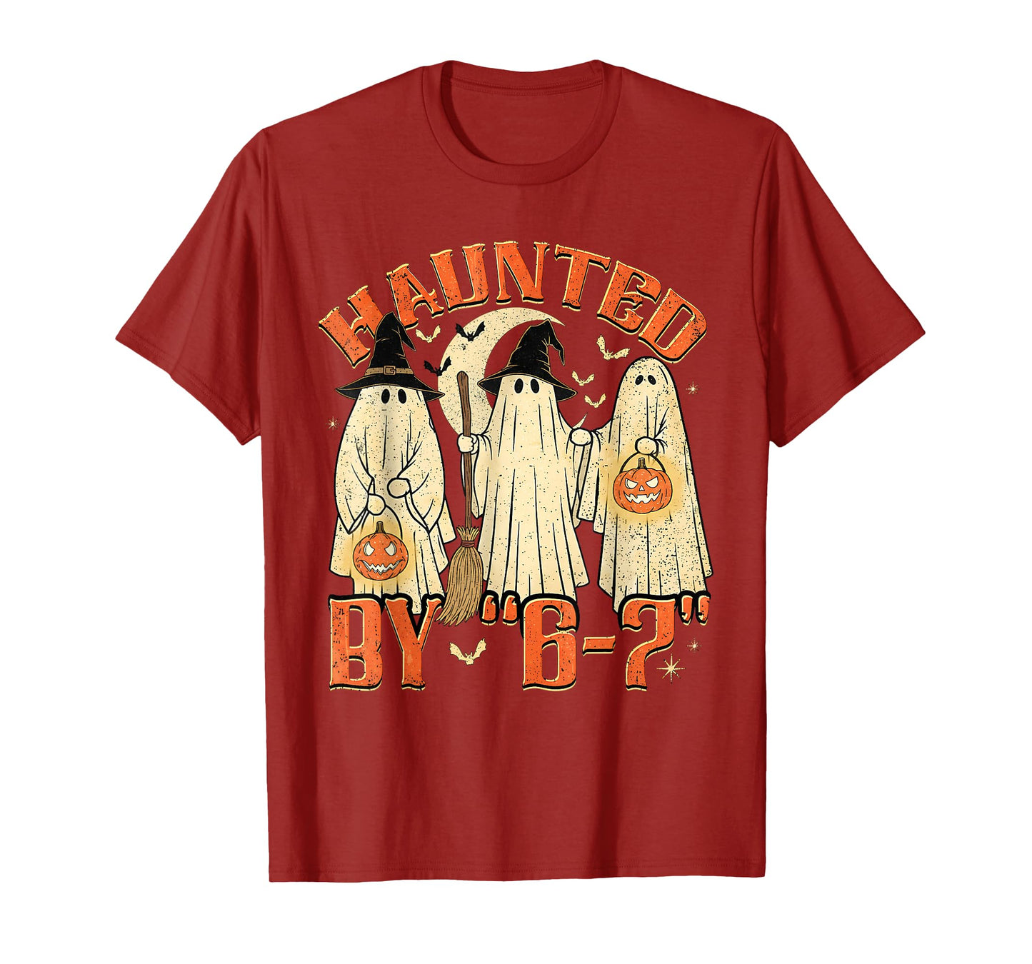 67 Meme Halloween Haunted by 6 7 Six Seven Gen Alpha Z T-Shirt