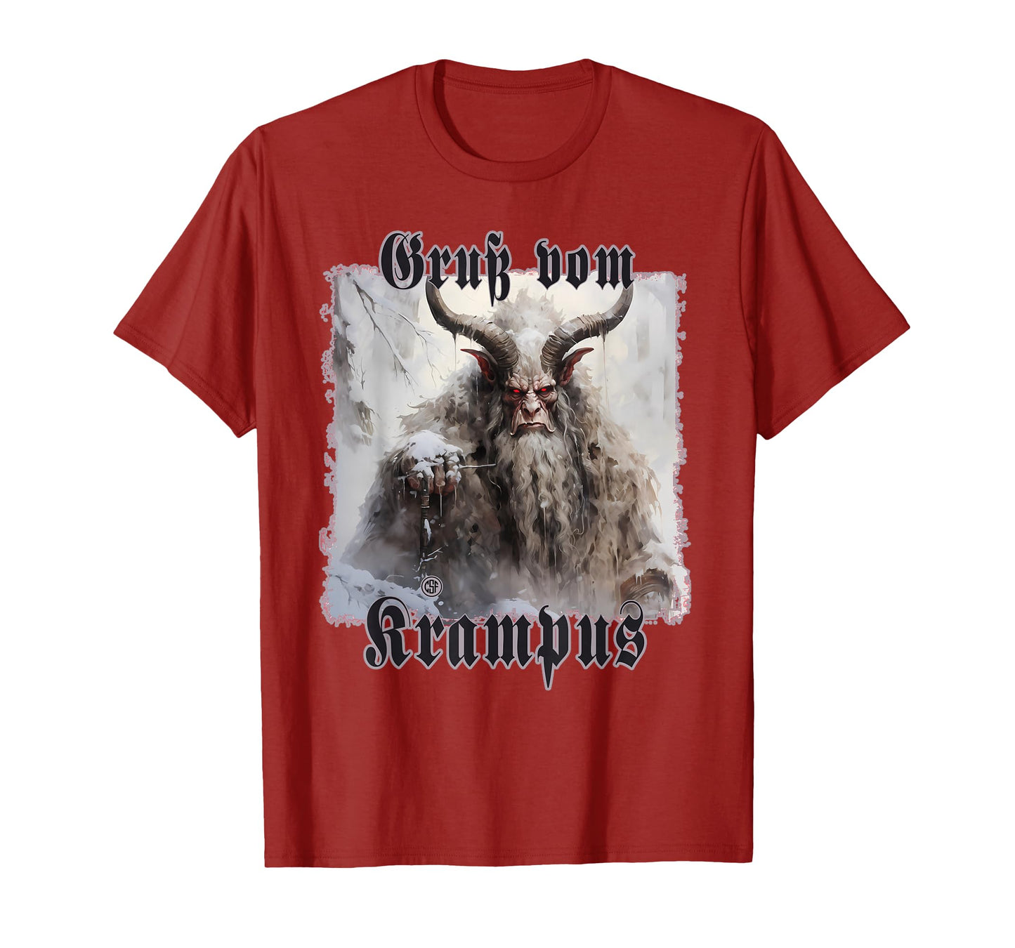 Greeting from Krampus Christmas Legend Figure T-Shirt