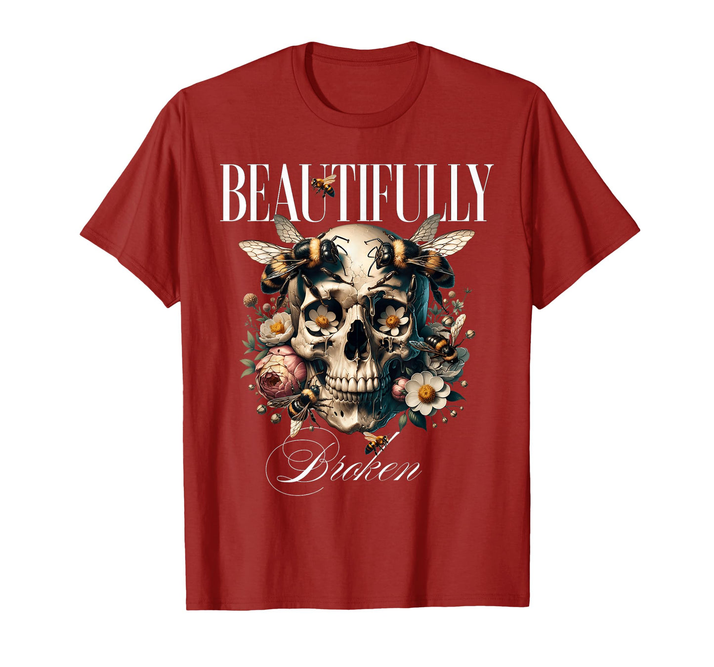 Beautifully Broken Tshirt For Men Women Vintage Retro T-Shirt