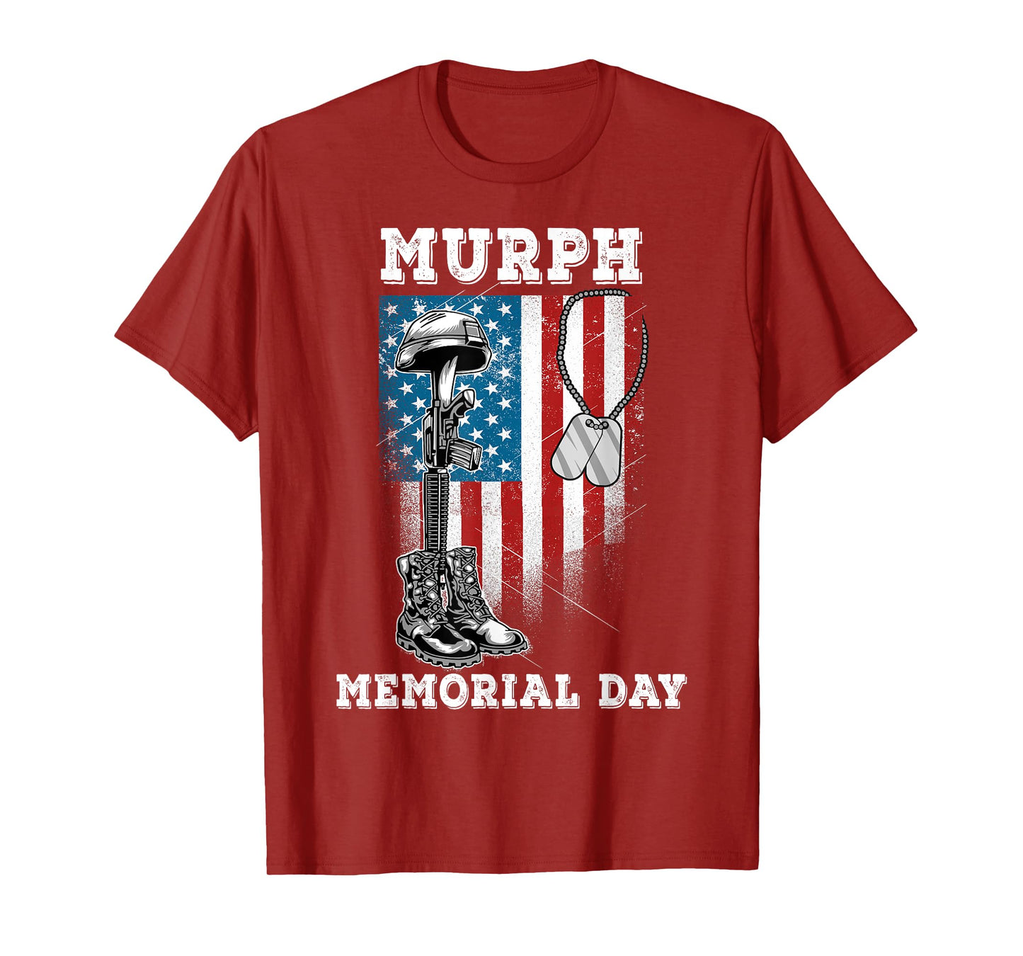 Murph 2021 Workout Challenge American Memorial Day Murph T-Shirt