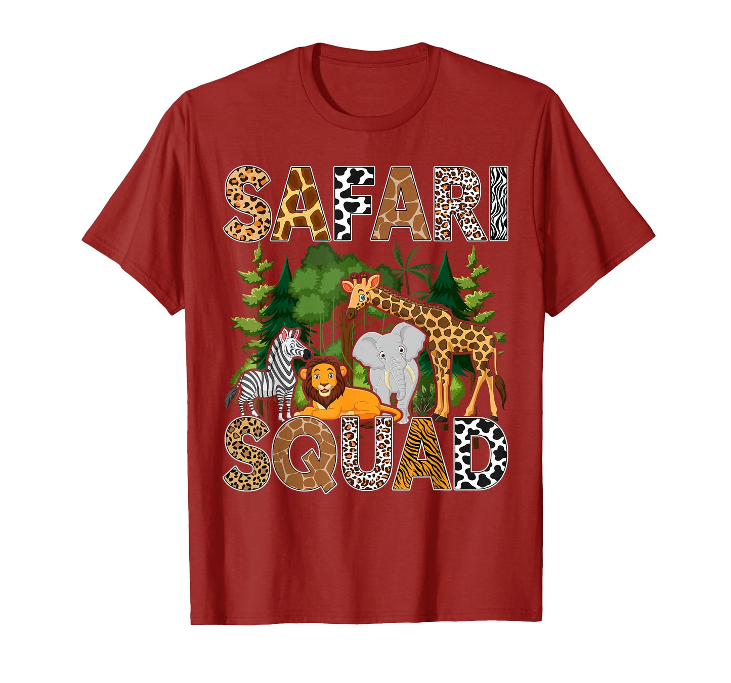 Safari Art For Men Women Zoologist African Print Zoo Safari T-Shirt