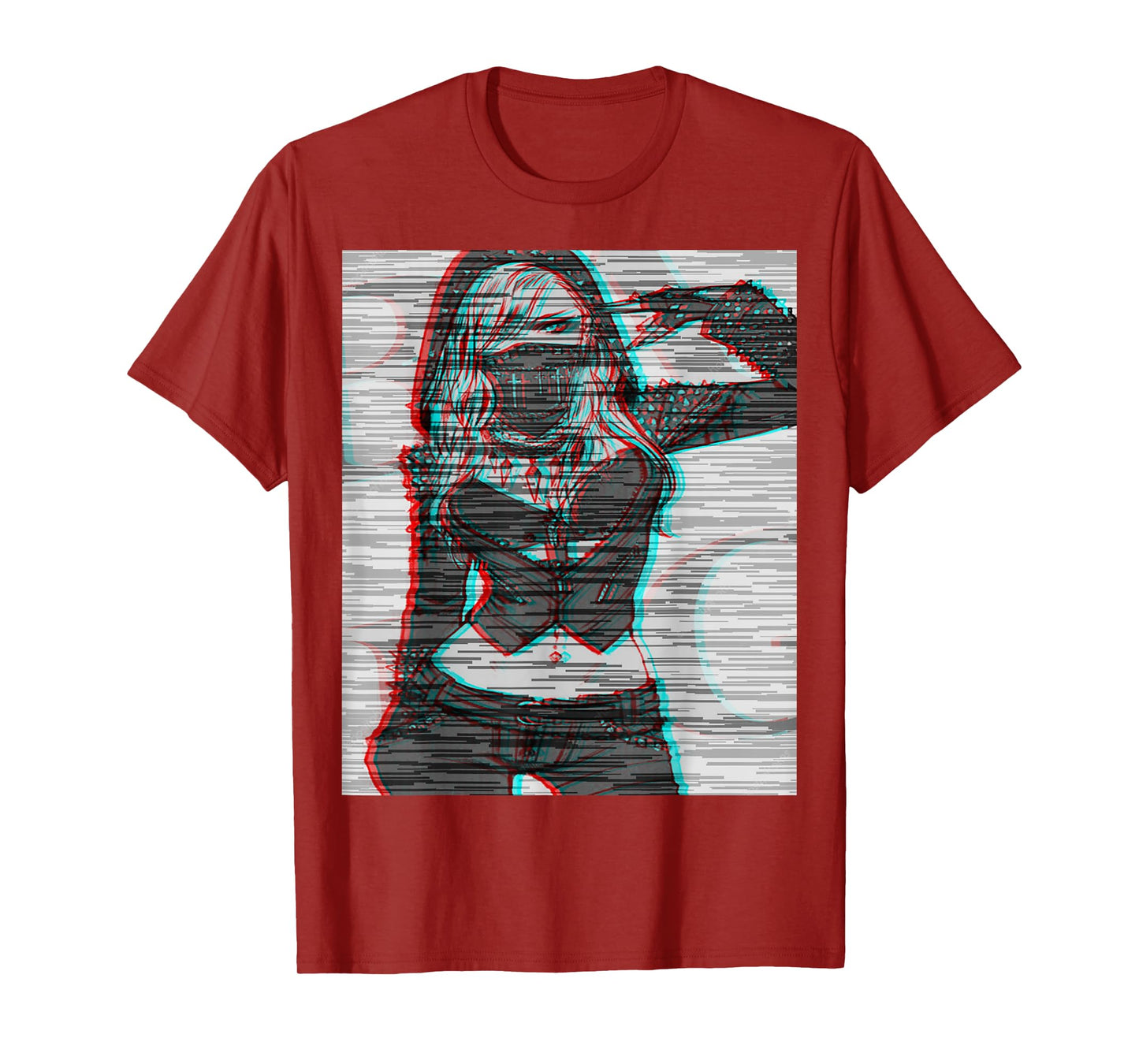 Gangsta glitch cyber assassin t shirt T-Shirt