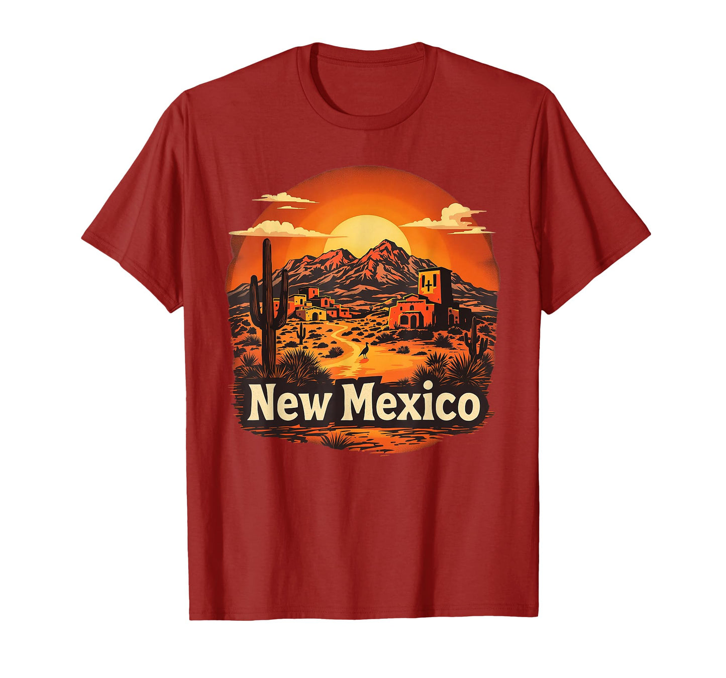 Vintage Sunset Desert Retro New Mexico T-Shirt