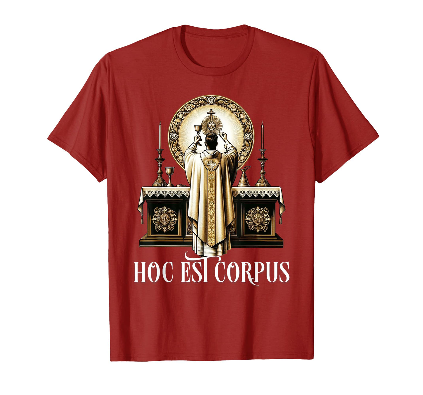 Eucharistic Consecration Traditional Latin Mass Catholic T-Shirt