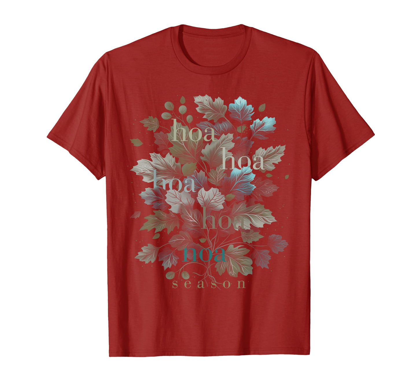 Hoa Hoa Hoa Hoa Hoa Trendy Emo Fall Season Leaves Trendy T-Shirt