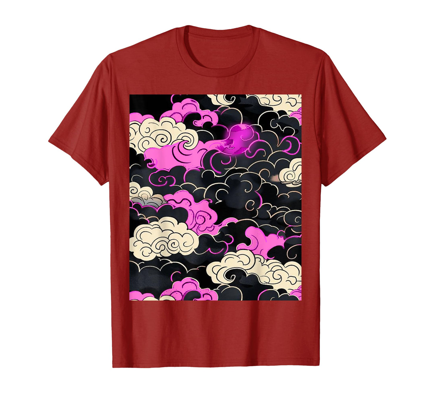 Pink Graphic Above The Clouds Pink Graphic T-Shirt