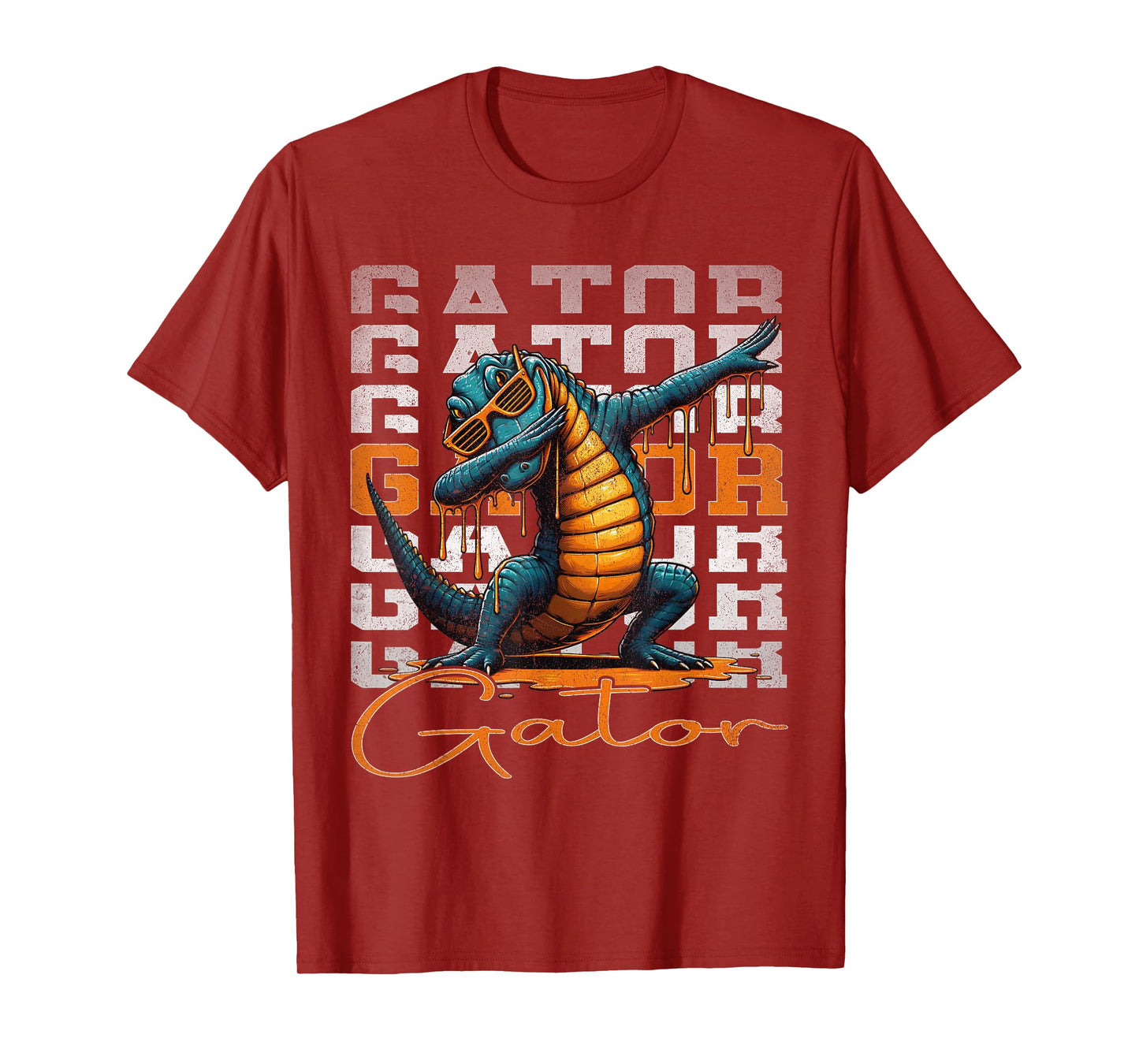 Vintage Graphic Gator Drip Gator Dabbing Men Women Kids T-Shirt