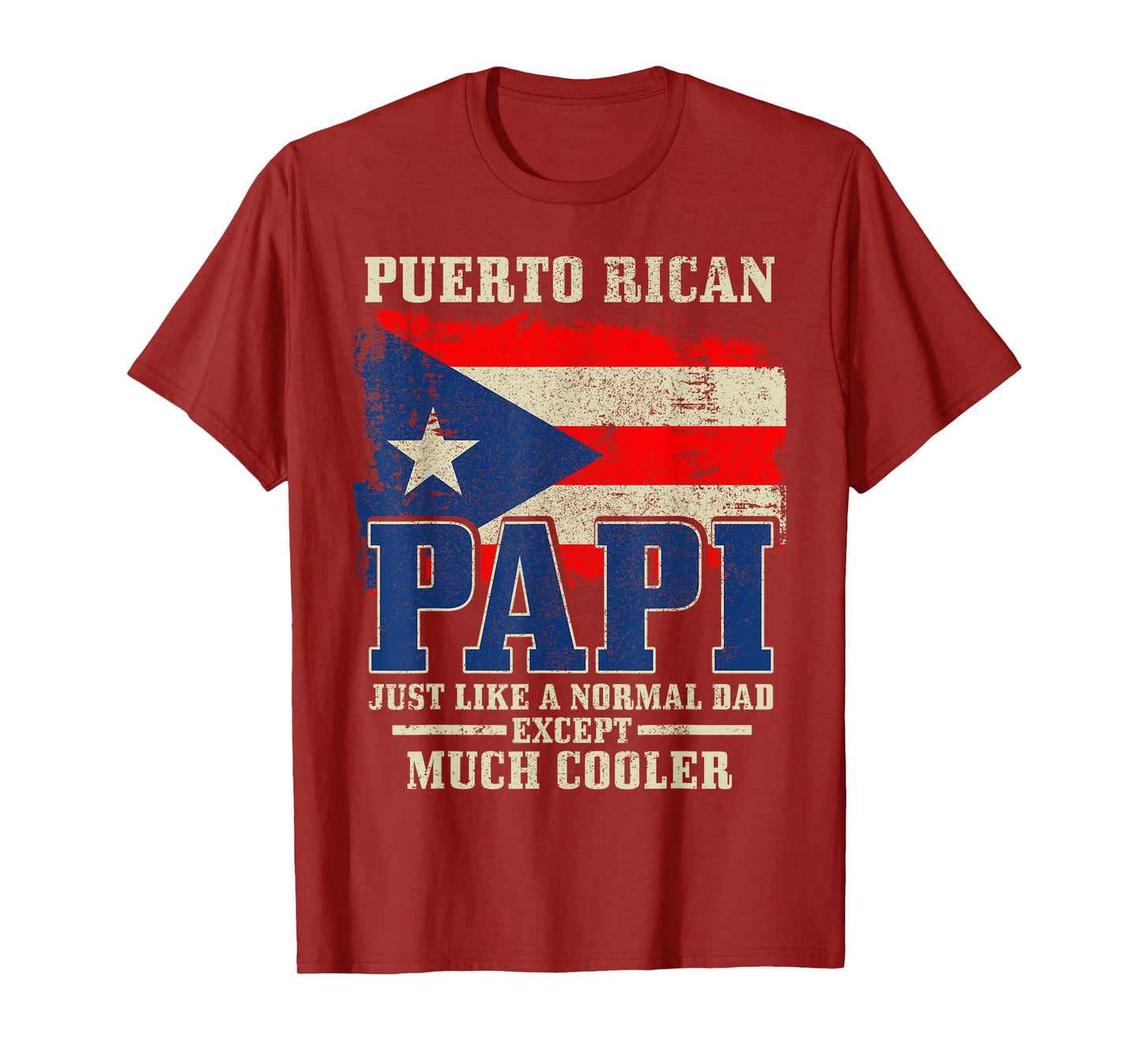 Puerto Rican Papi Dad Puerto Rico Pride Boricua Father's Day T-Shirt