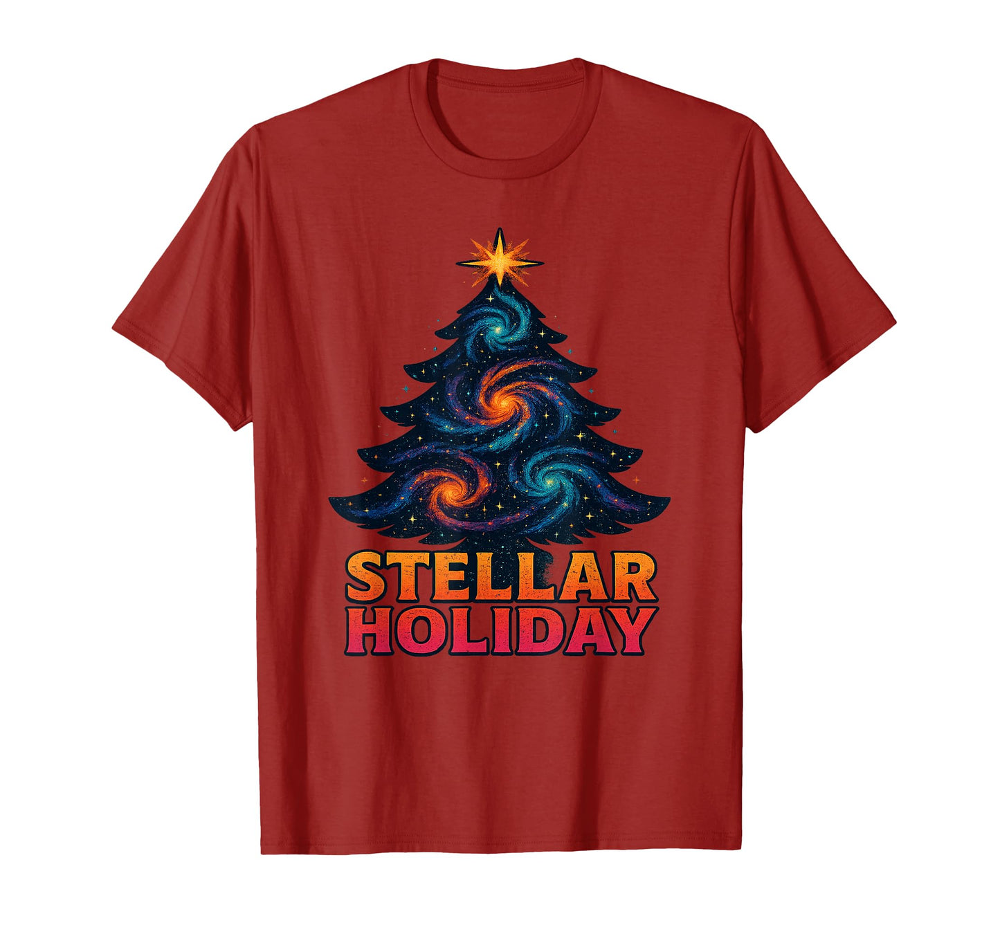 Stellar Holiday Christmas Tree Holiday Season T-Shirt