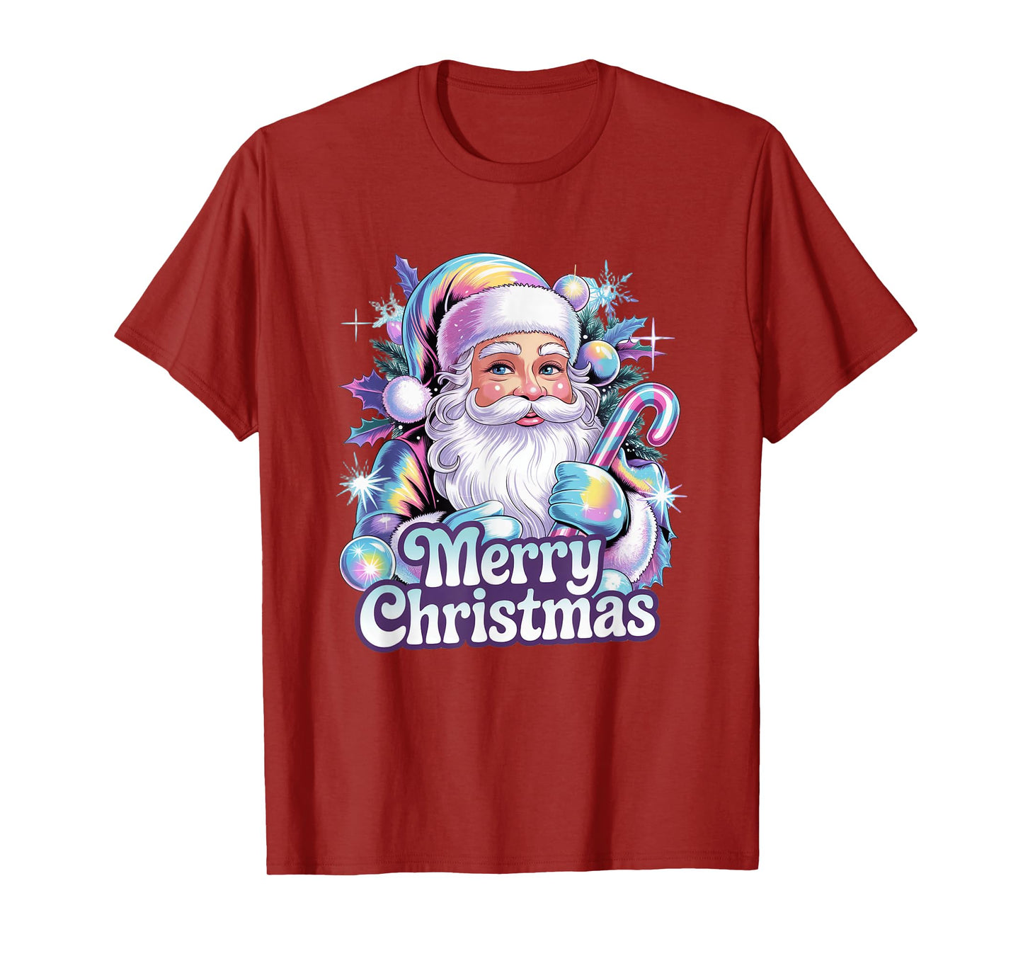 Merry Christmas Festive Santa Claus Joy T-Shirt