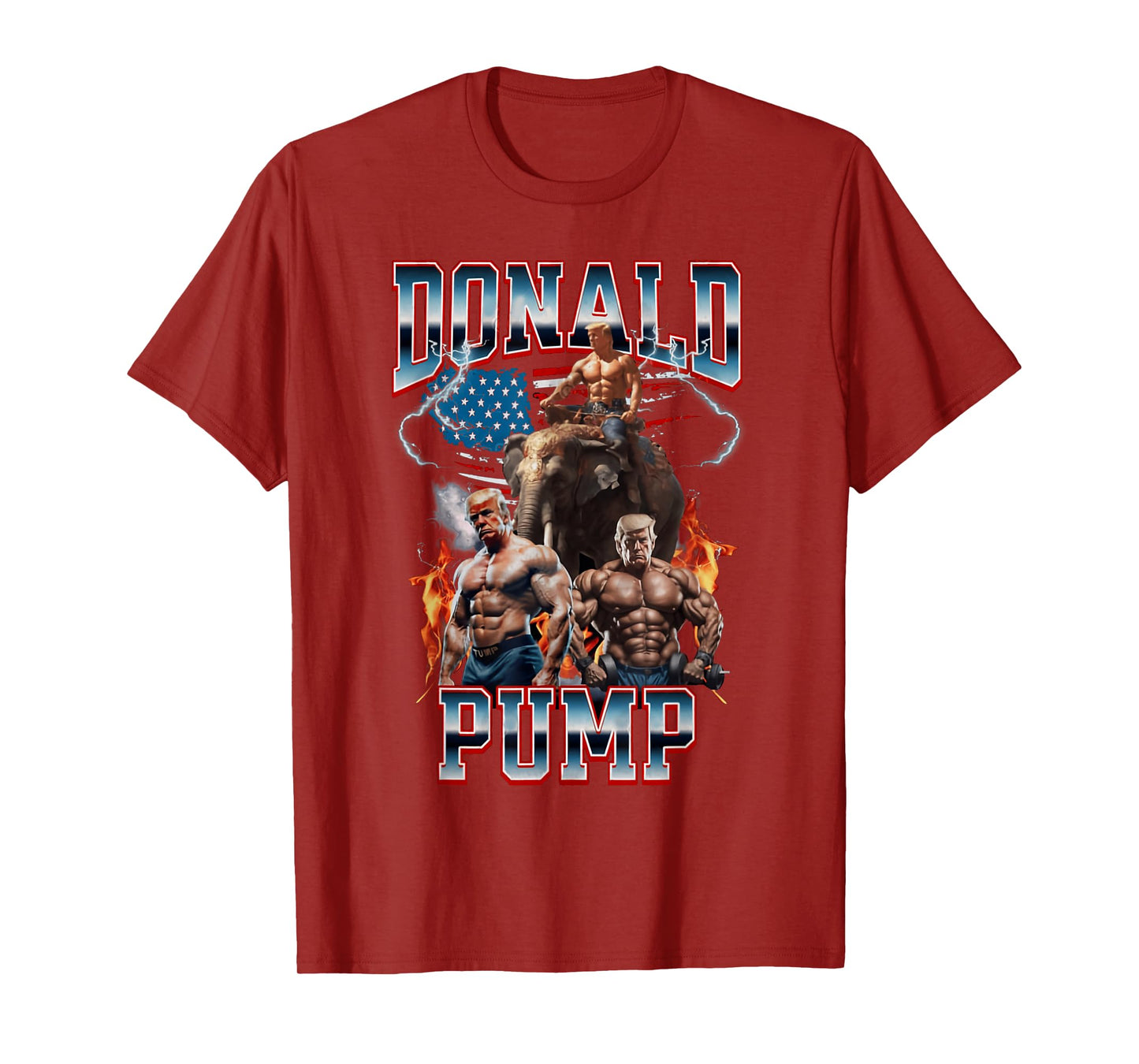 Donald Pump Vintage Gym Trump Meme T-Shirt